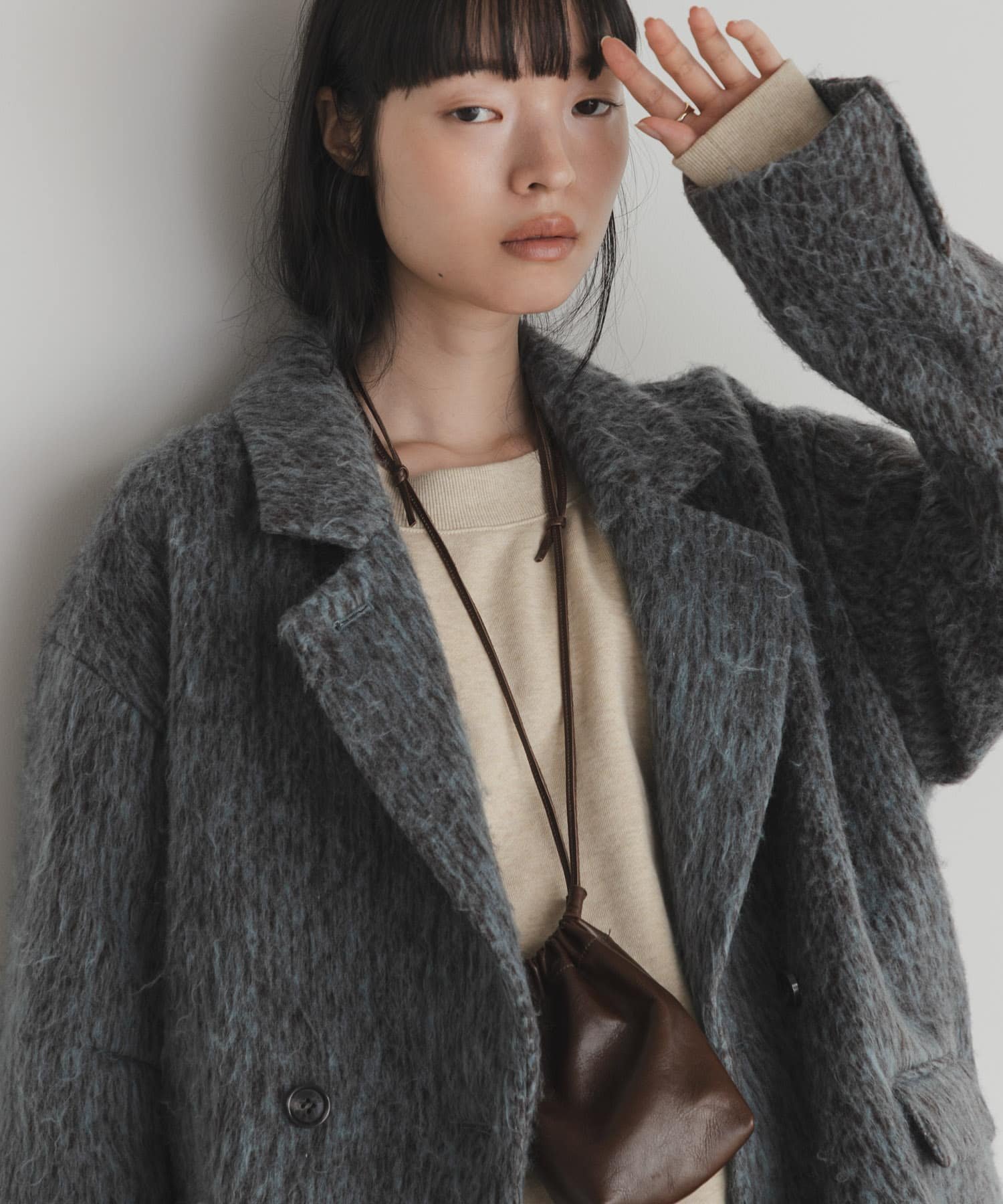 KBF｜シャギーテーラードジャケット | Rakuten Fashion(楽天