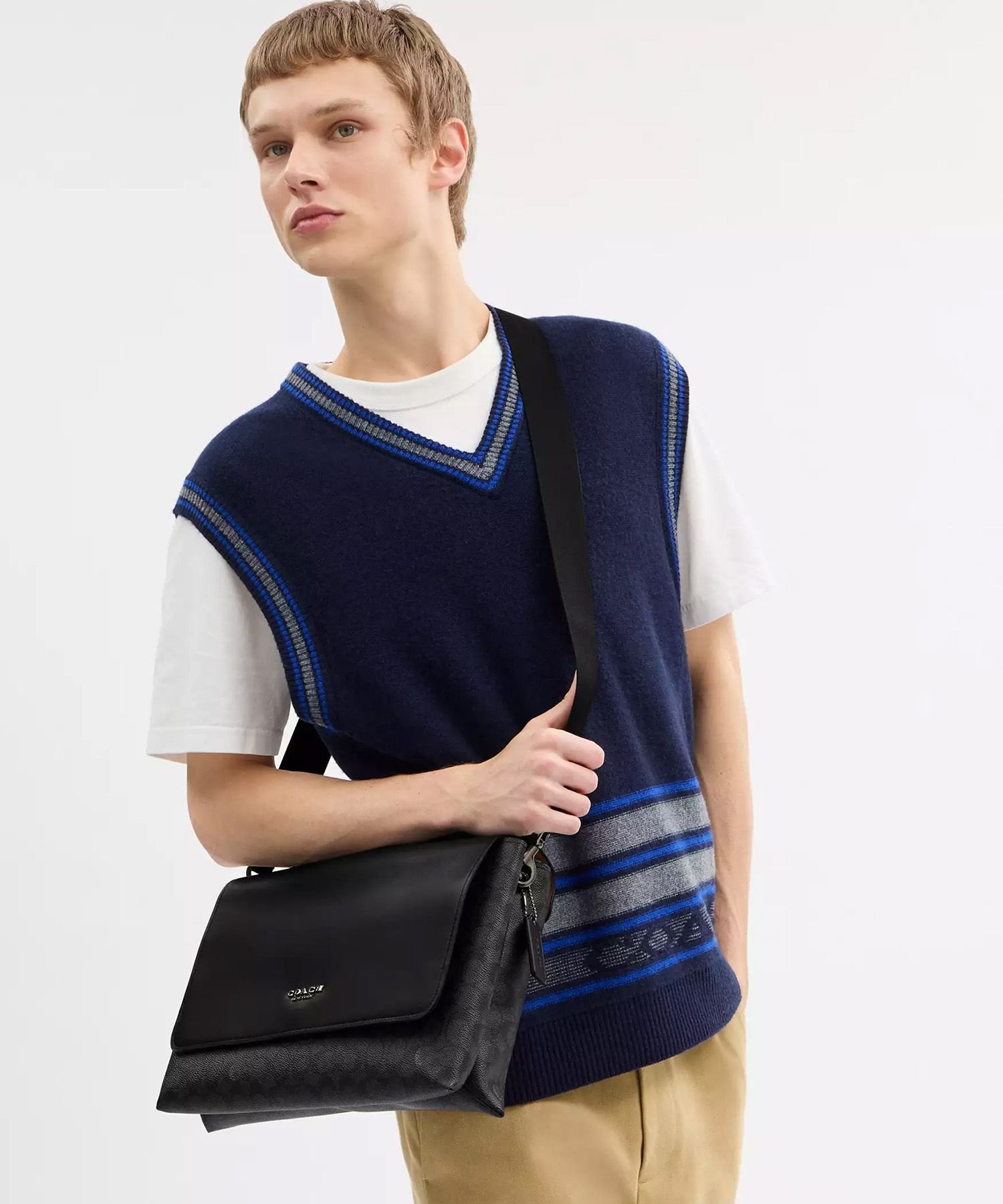 COACH OUTLET｜【公式】ケイレブ メッセンジャー バッグ・シグネチャー