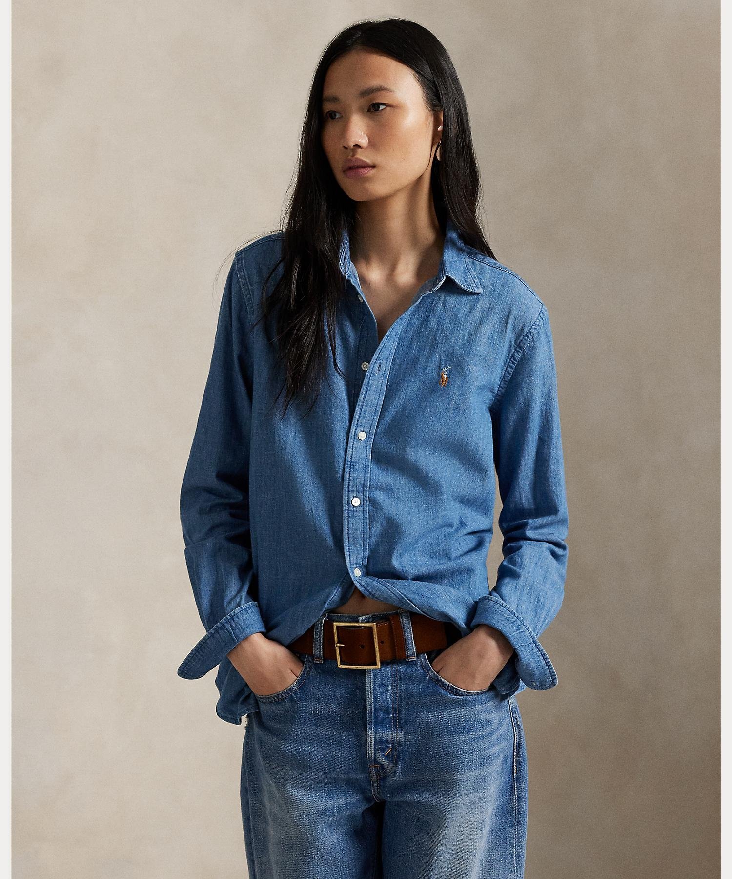 RALPH LAUREN｜クラシック フィット デニム シャツ | Rakuten Fashion