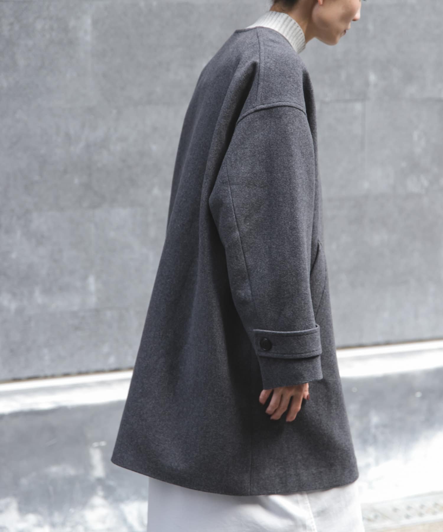 URBAN RESEARCH DOORS｜FORK&SPOON ウールノーカラーコート | Rakuten
