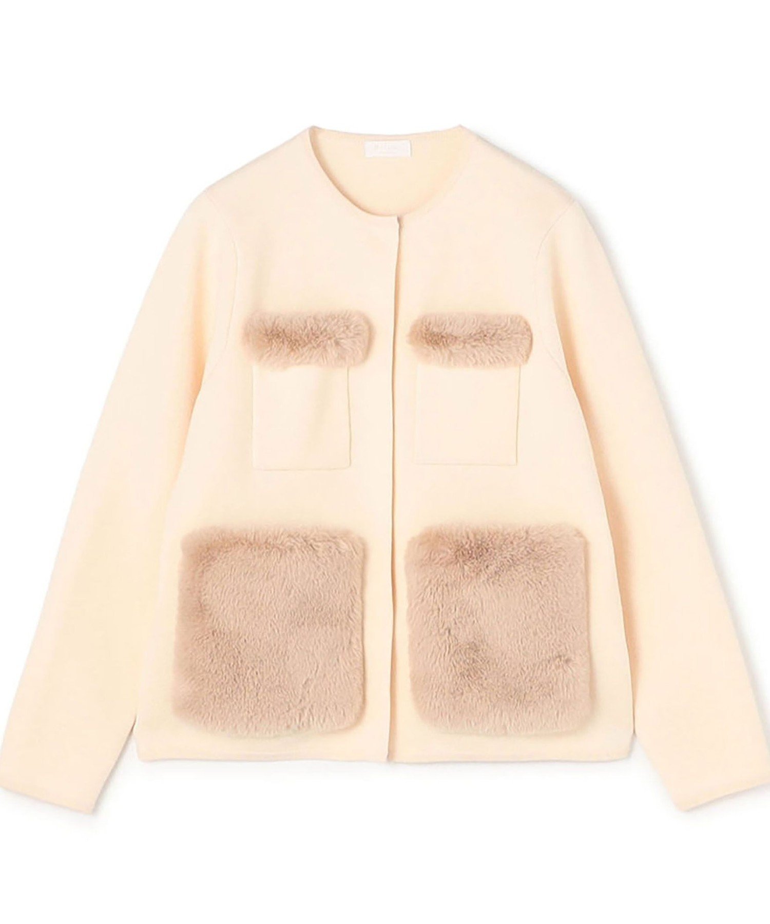 TOMORROWLAND｜ウールポリエステルミラノリブ 4ポケットカーディガン