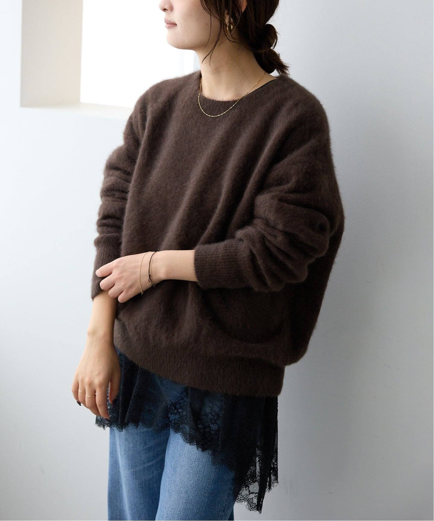 SLOBE IENA｜フォックスアルパカプルオーバー | Rakuten Fashion(楽天