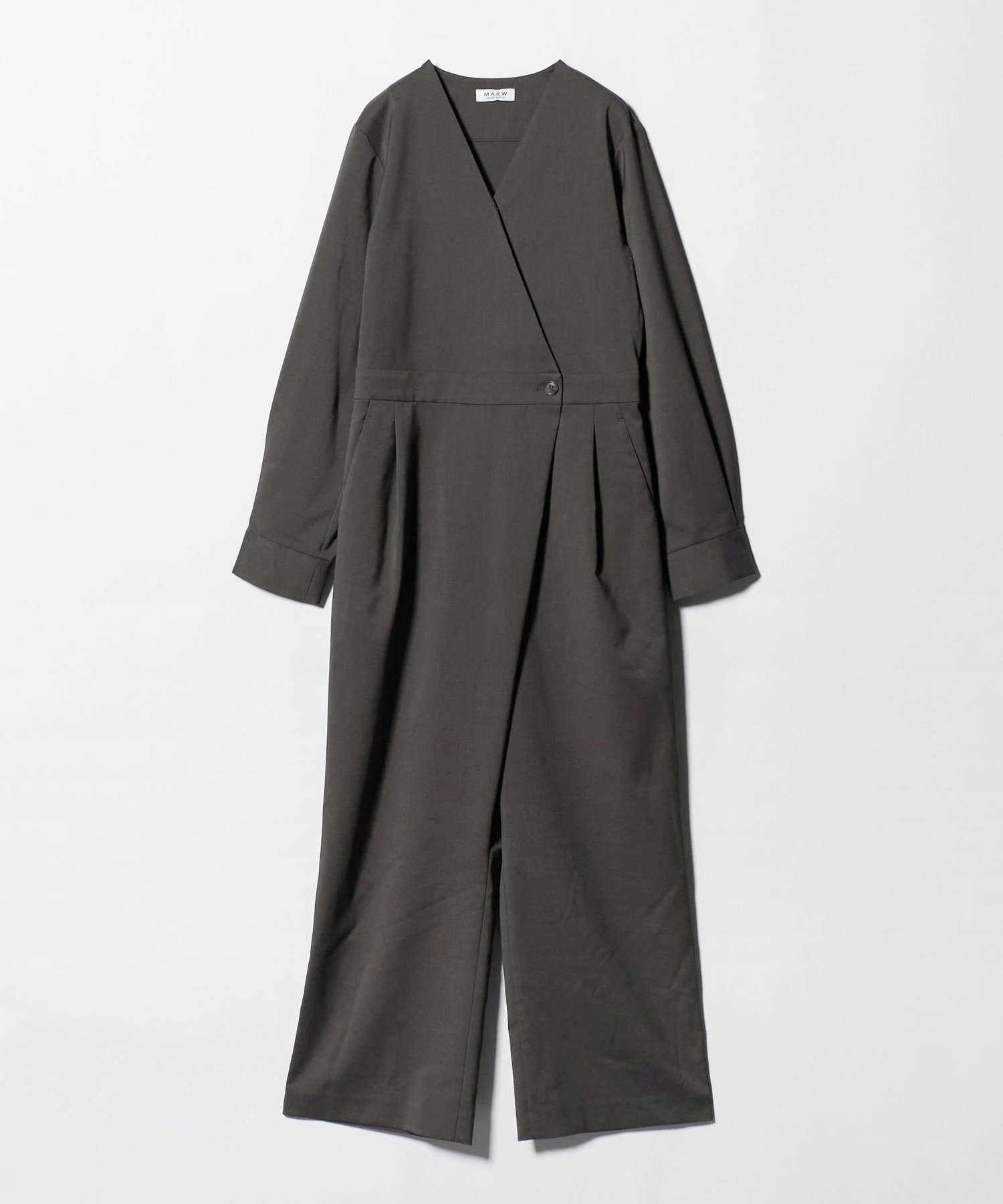 MARW UNITED ARROWS　Vネック ラップ オールインワン　Sサイズ MARW UNITED ARROWS（マルゥ ユナイテッドアローズ） オールインワン