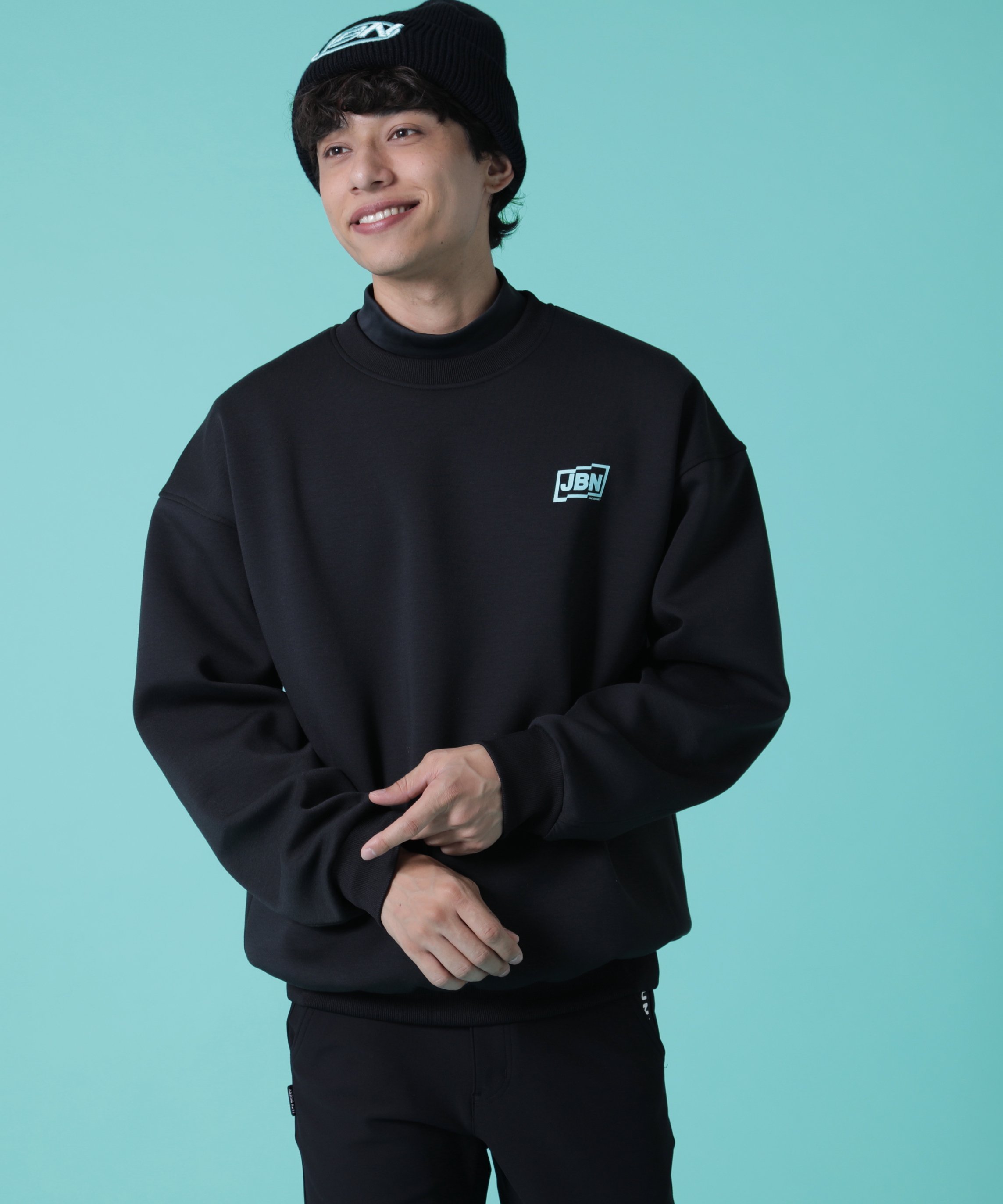 Jack Bunny!!｜オクタ裏地付きダンボール長袖スウェットプルオーバー