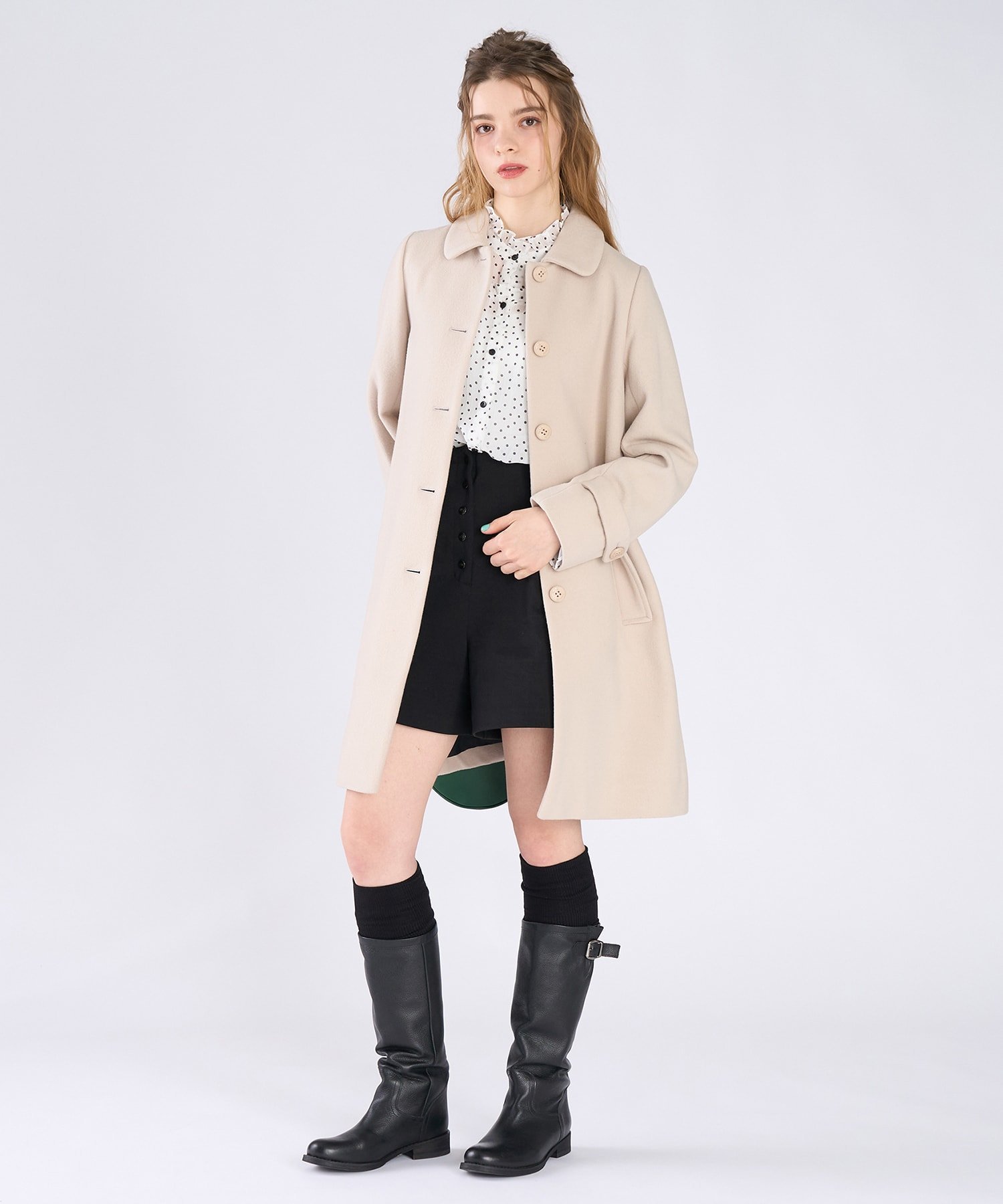 agnes b.｜Aラインコート 