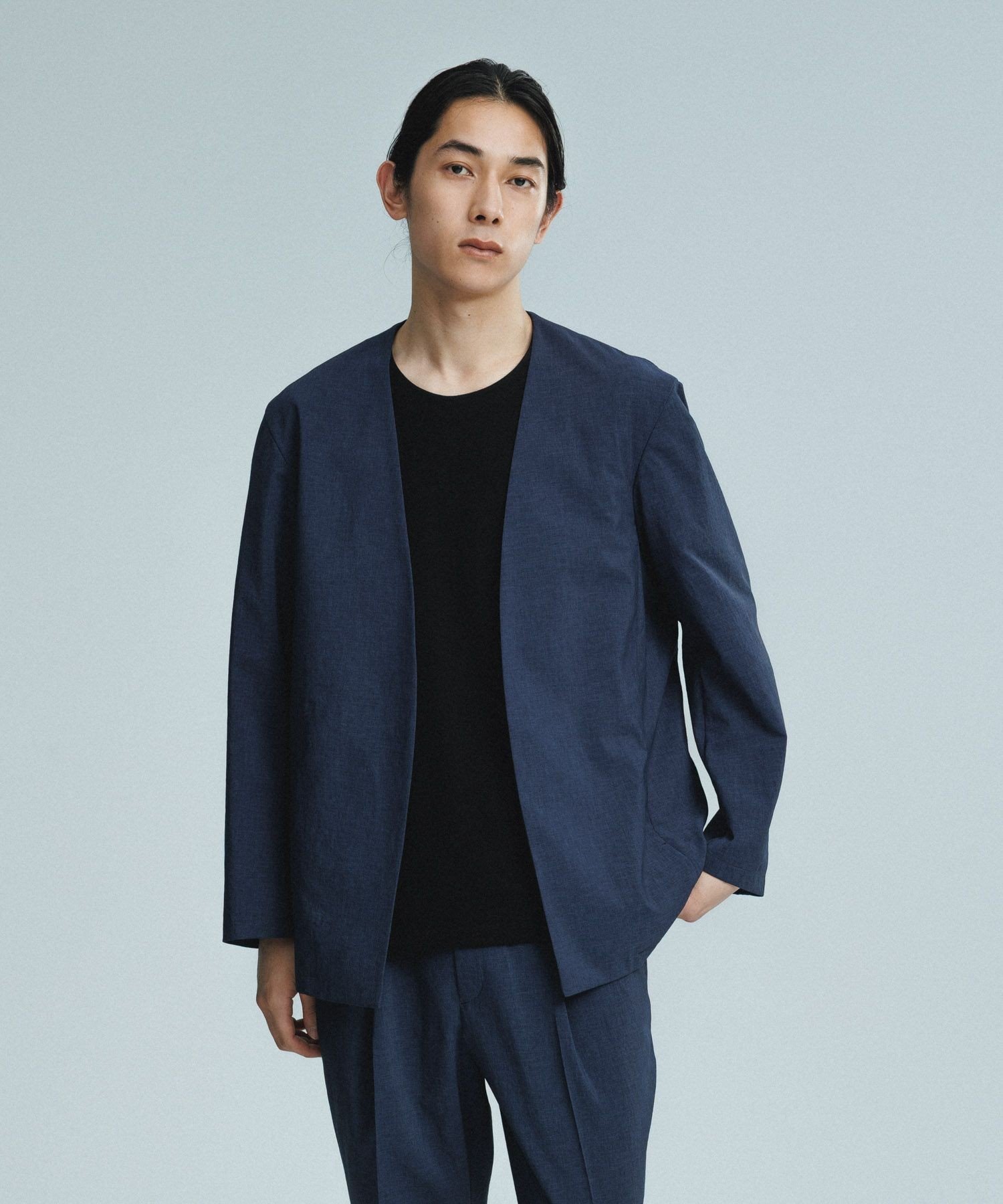 ADAM ET ROPE'｜【RIRANCHA】サマーセットアップ / ノーカラー