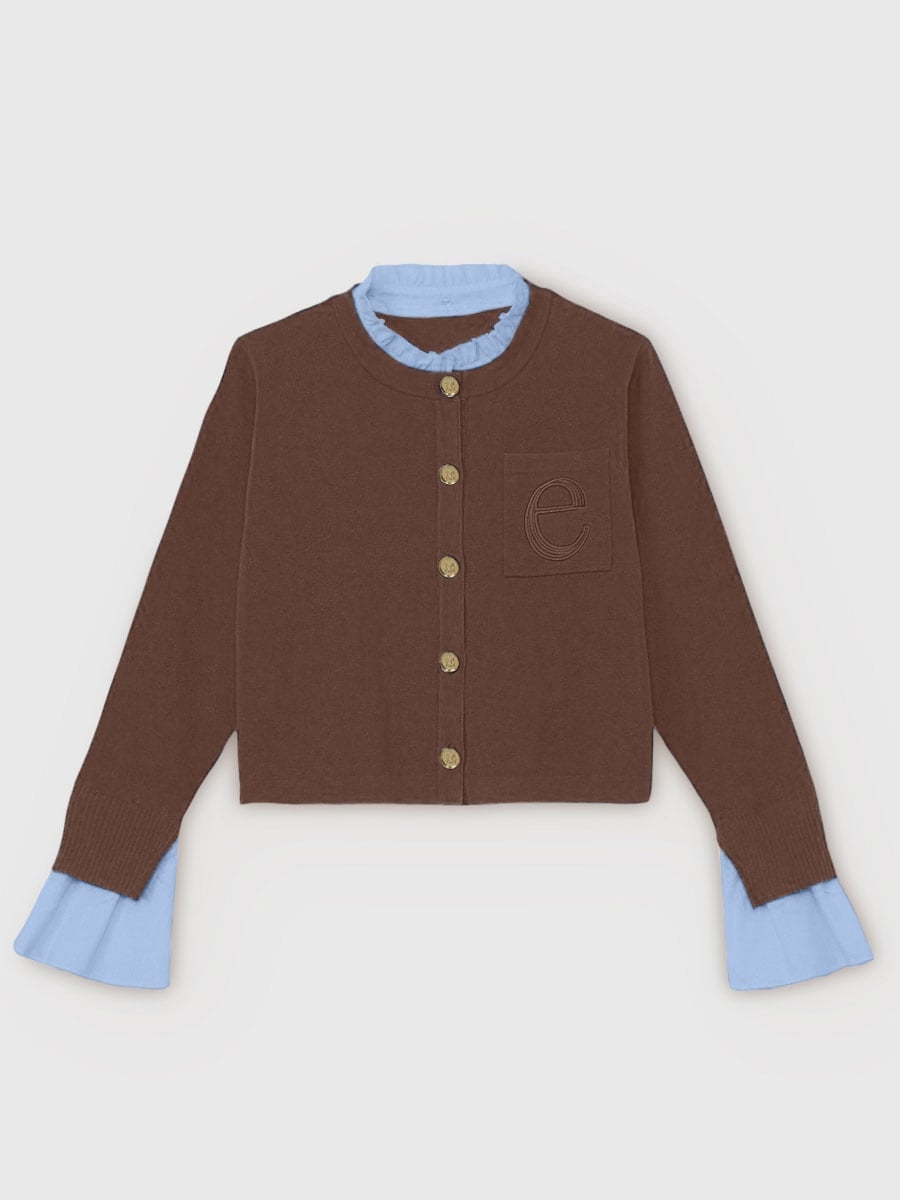 EIMY ISTOIRE｜Attached collar ニットジャケット | Rakuten Fashion