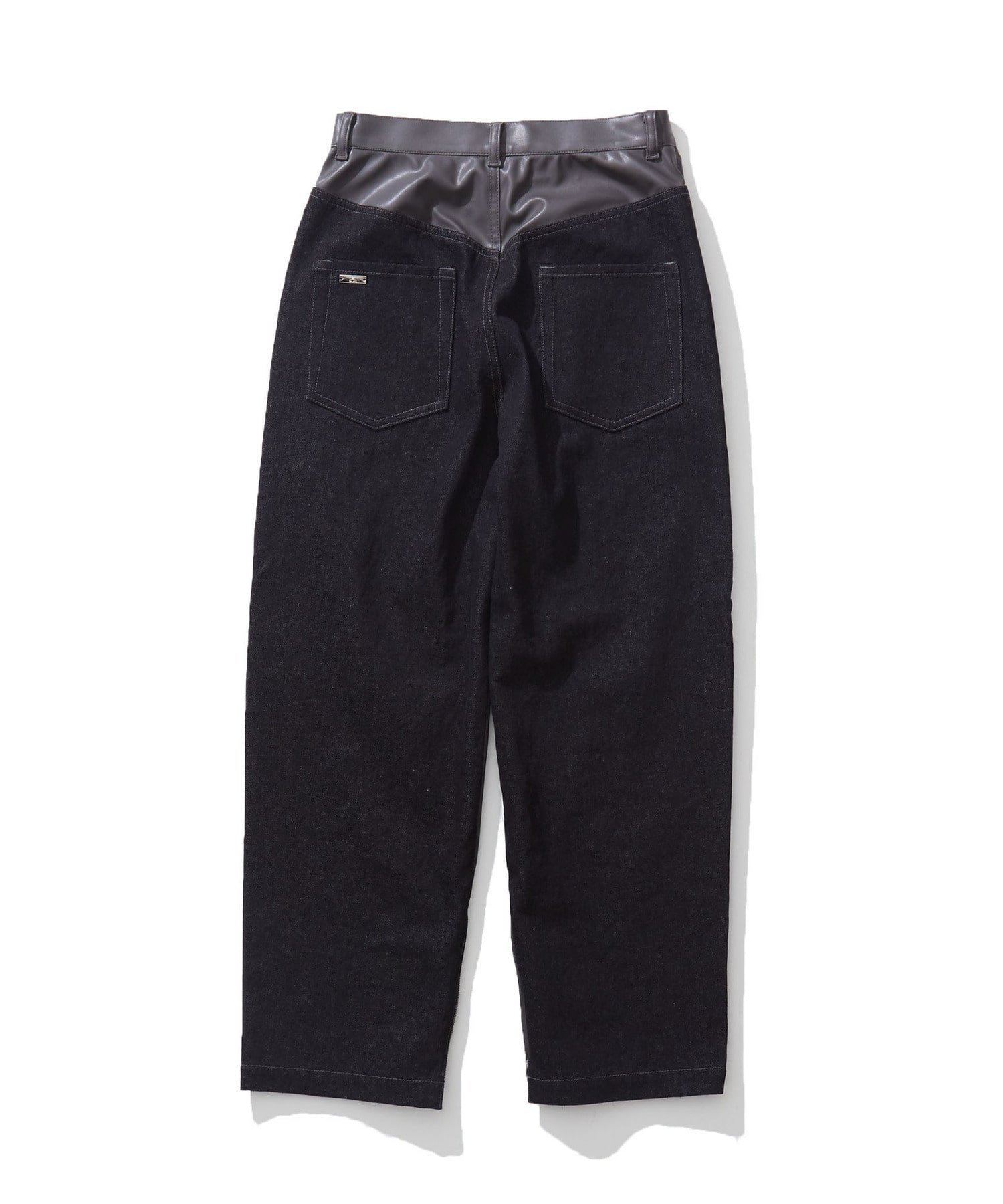 CONVERSE TOKYO｜【SET UP】DENIM*FAKE LEATHER DOCKING PANTS