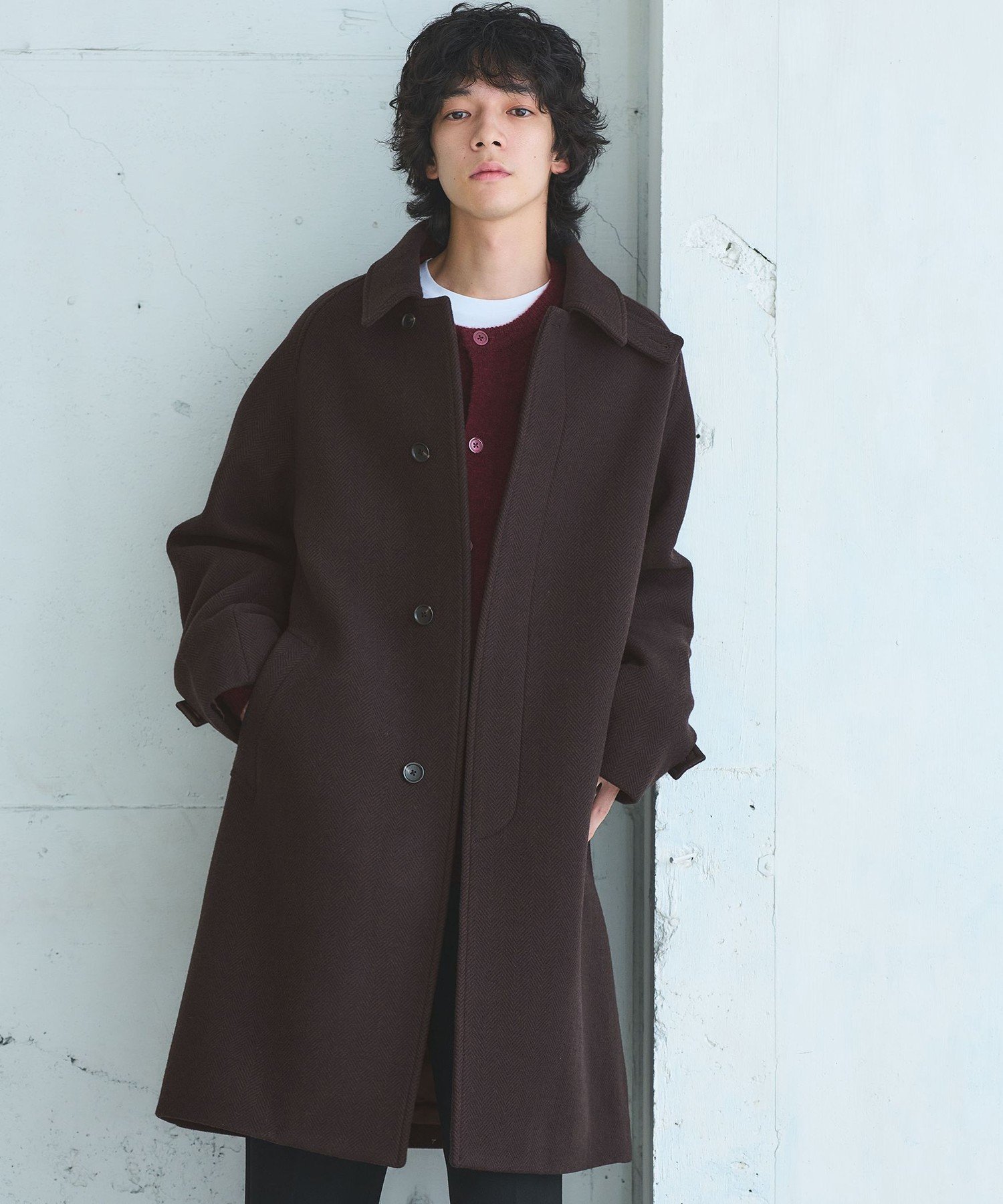 UNITED ARROWS green label relaxing｜SENTDALE WOOL ステンカラー