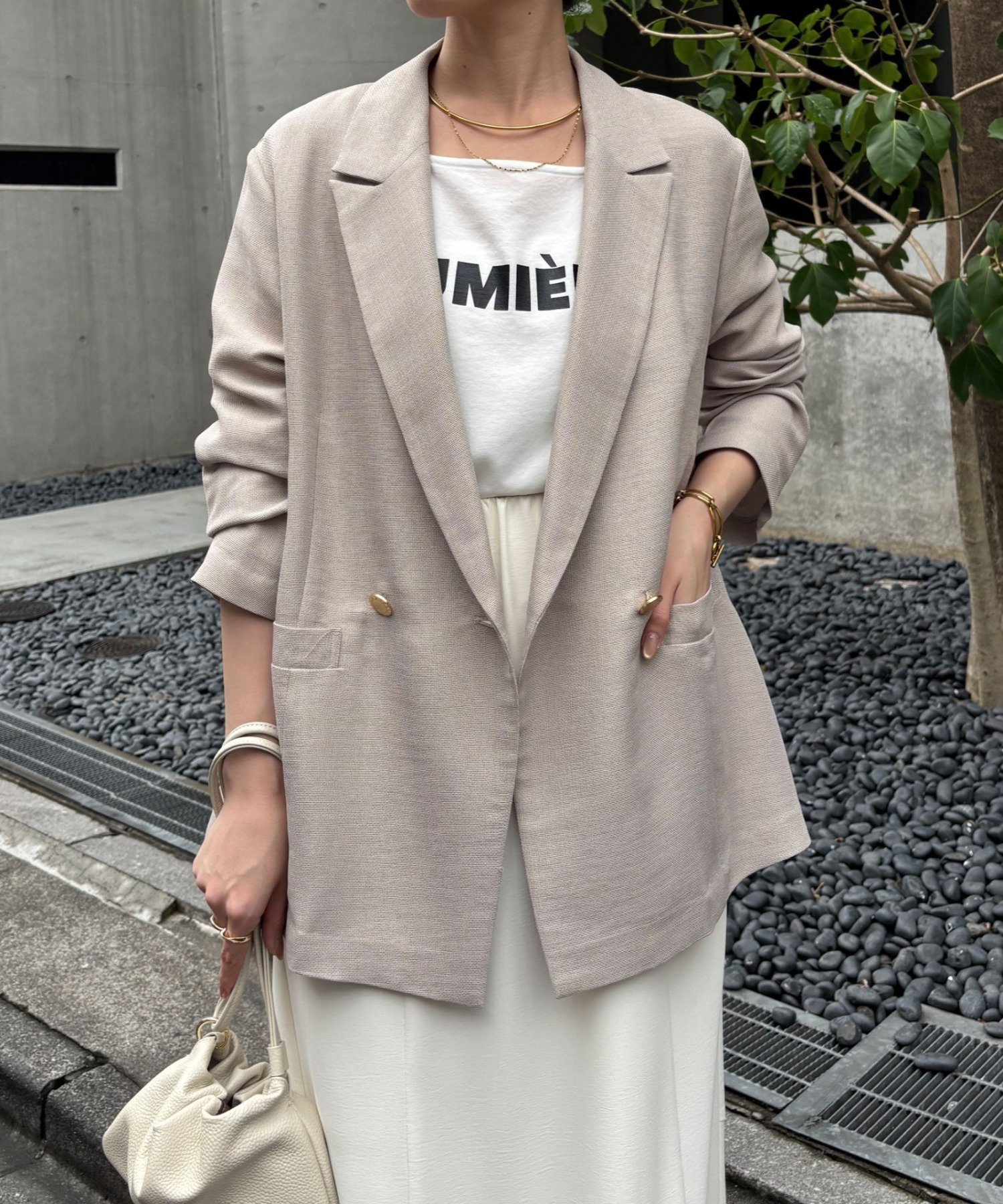 COLLAGE GALLARDAGALANTE｜メッシュダブルジャケット | Rakuten