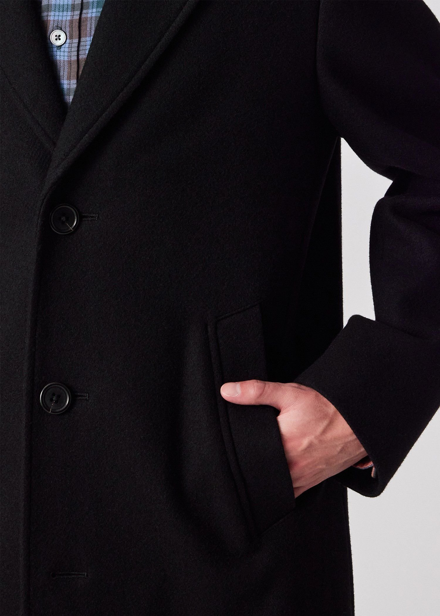 Paul Smith｜ブラッシュドメルトンツイル チェスターコート | Rakuten