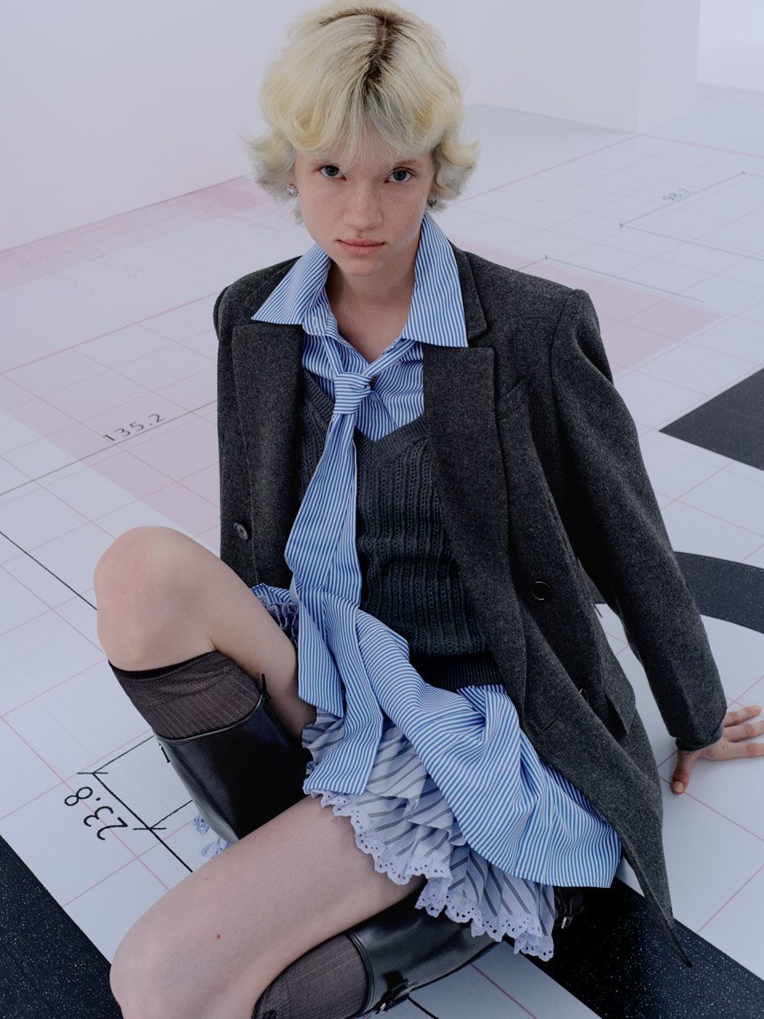 SNIDEL｜オーバーサイズウールジャケット | Rakuten Fashion(楽天