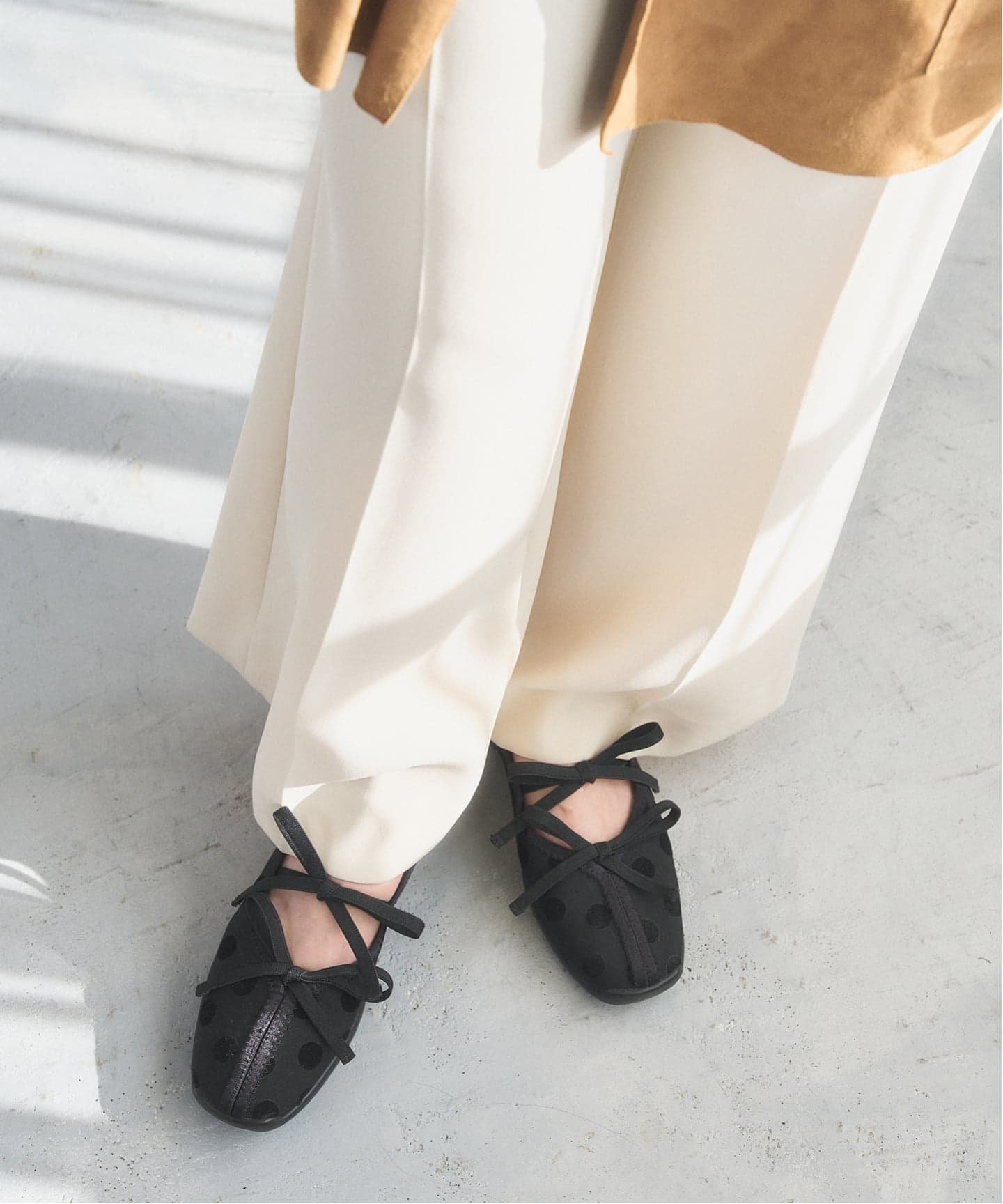 LE TALON｜《追加》Lダブルリボンバレリーナ | Rakuten Fashion(楽天