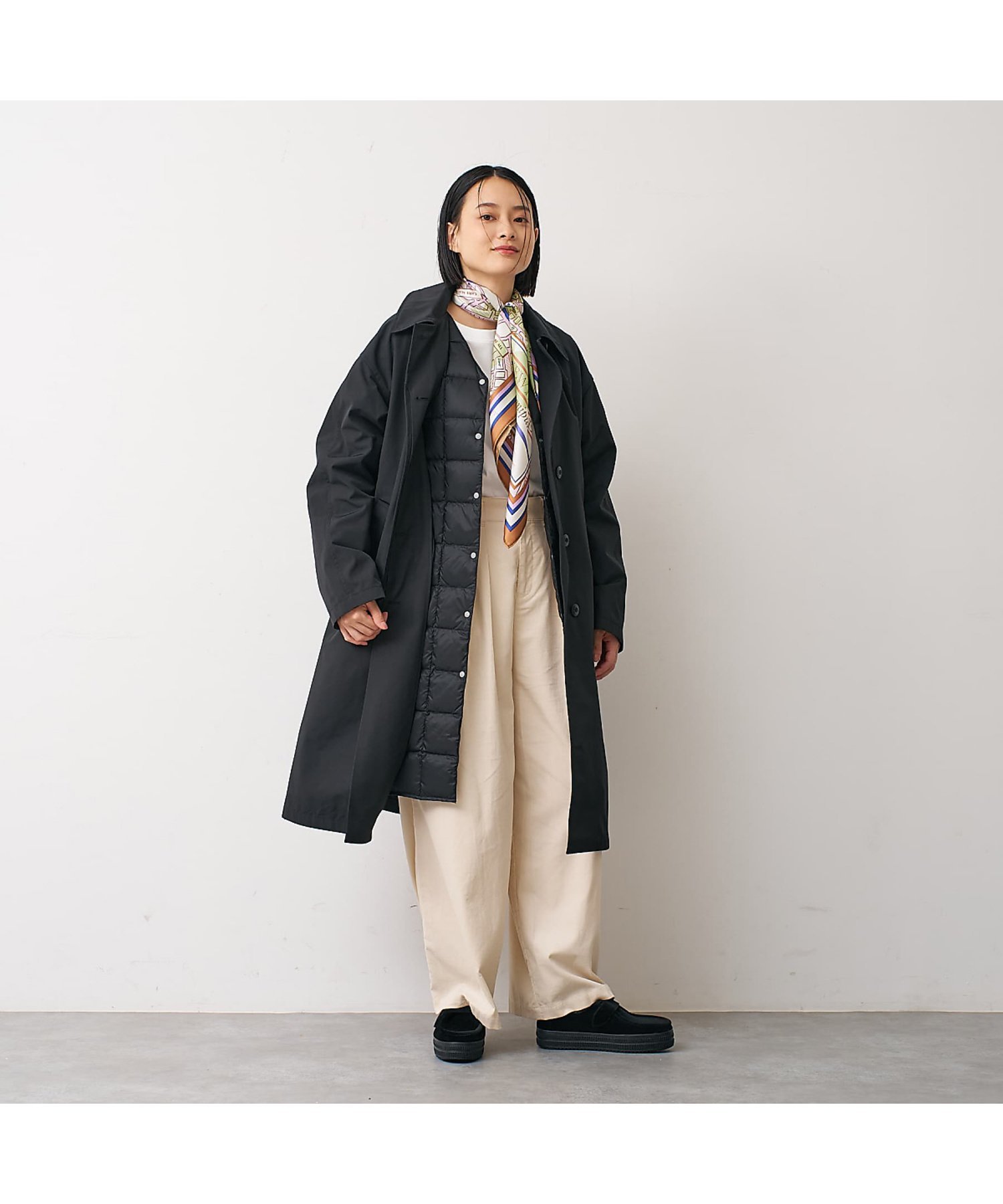 collex｜【別注】【TAION】ダウンジャケット付バルカラーコート