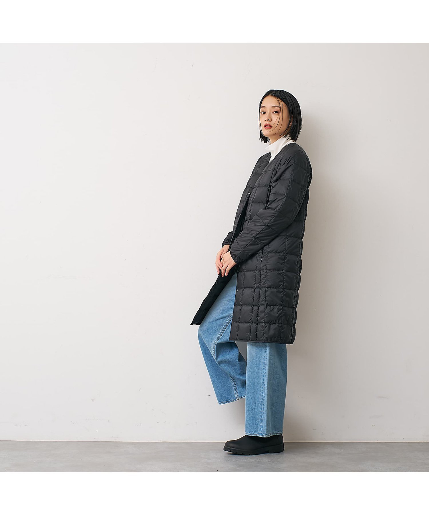 collex｜【別注】【TAION】ダウンジャケット付バルカラーコート