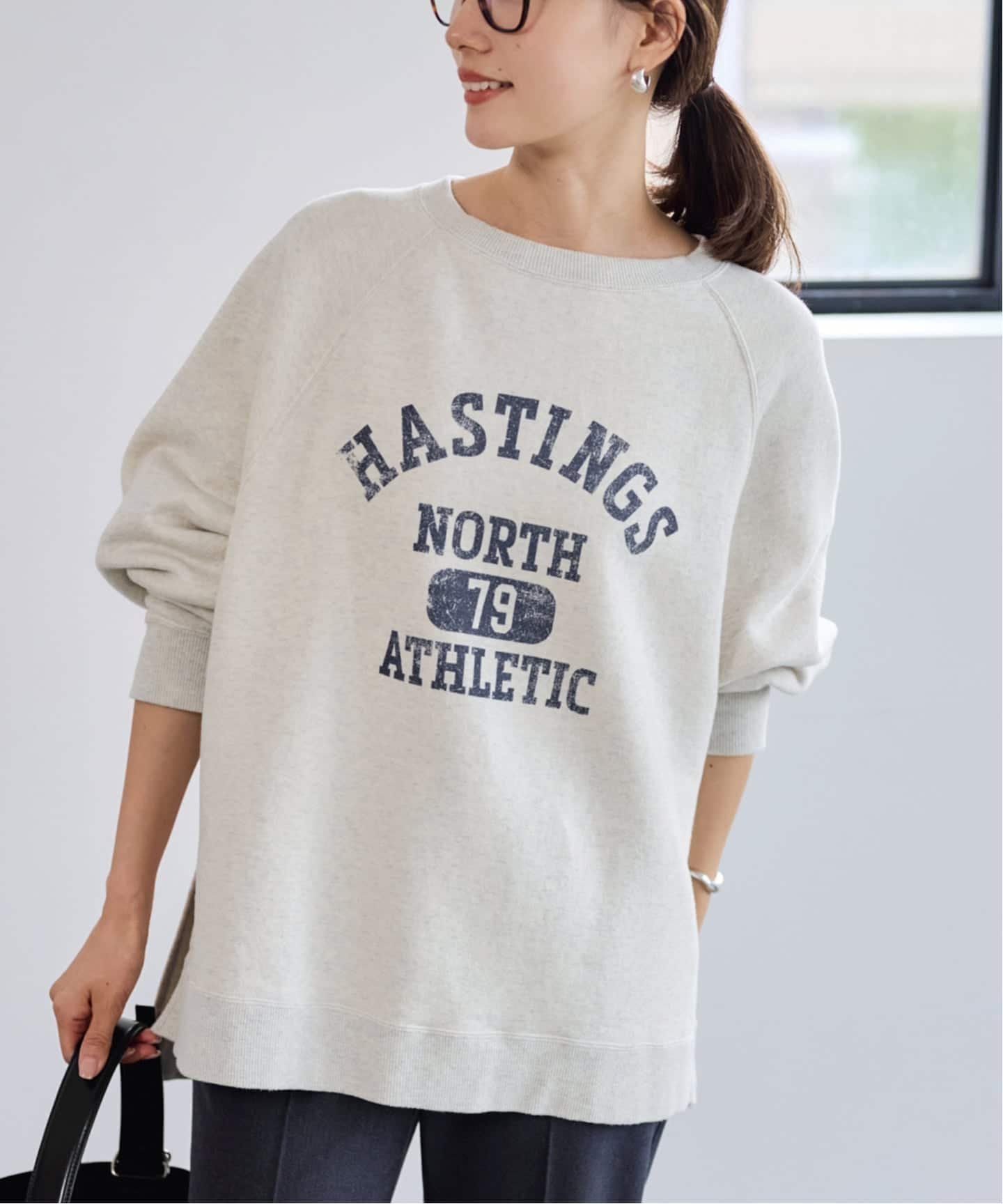 FRAMeWORK｜ラグランポンチョプリントスエット | Rakuten Fashion(楽天