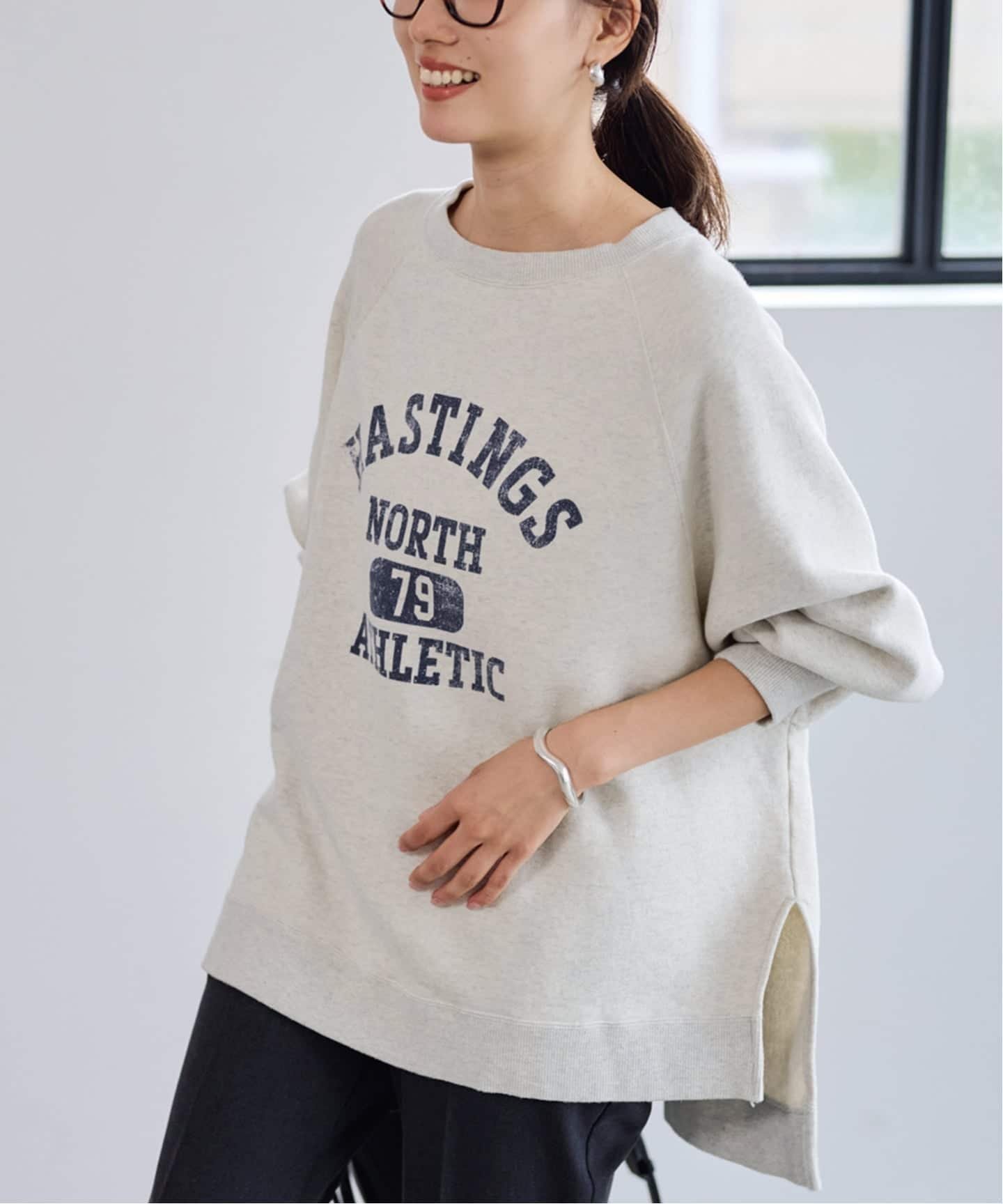 FRAMeWORK｜ラグランポンチョプリントスエット | Rakuten Fashion(楽天