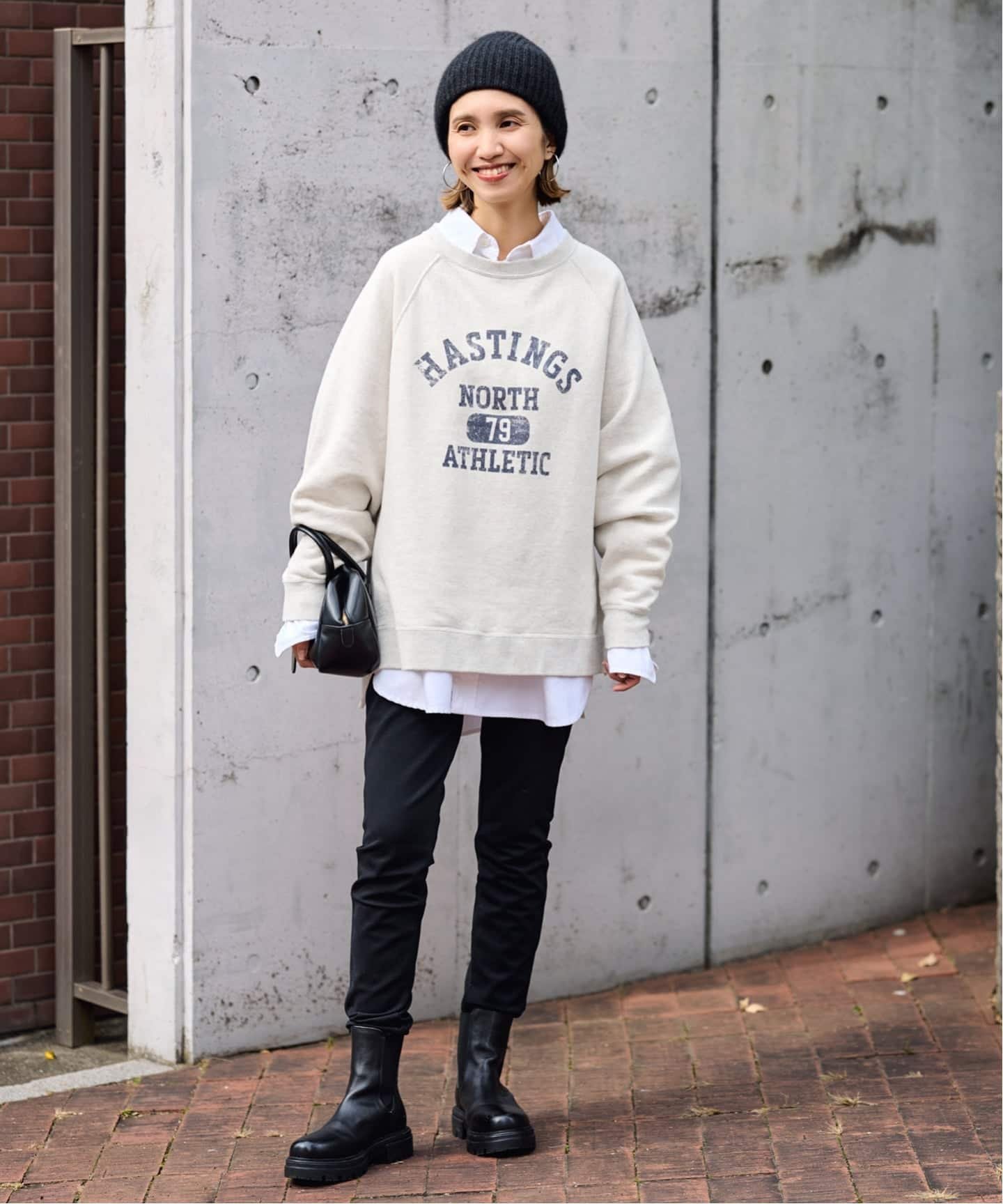 FRAMeWORK｜ラグランポンチョプリントスエット | Rakuten Fashion(楽天