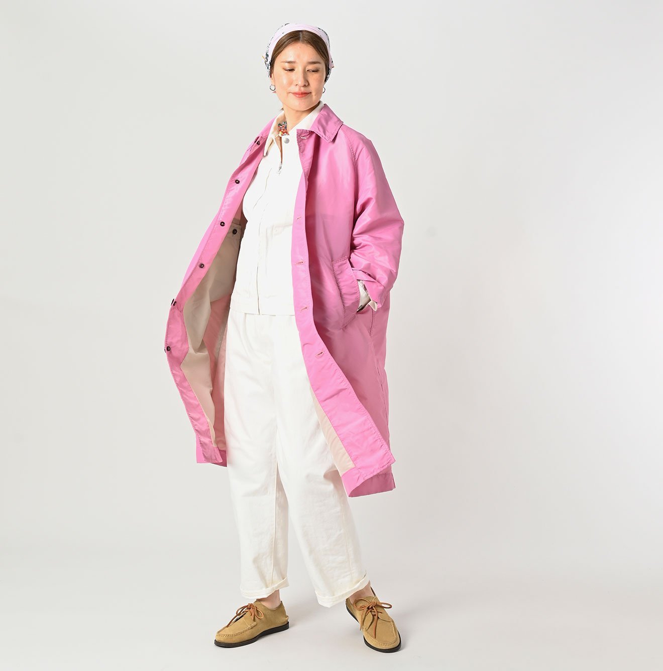 45R｜ナイロンの908ステンカラーコート | Rakuten Fashion(楽天