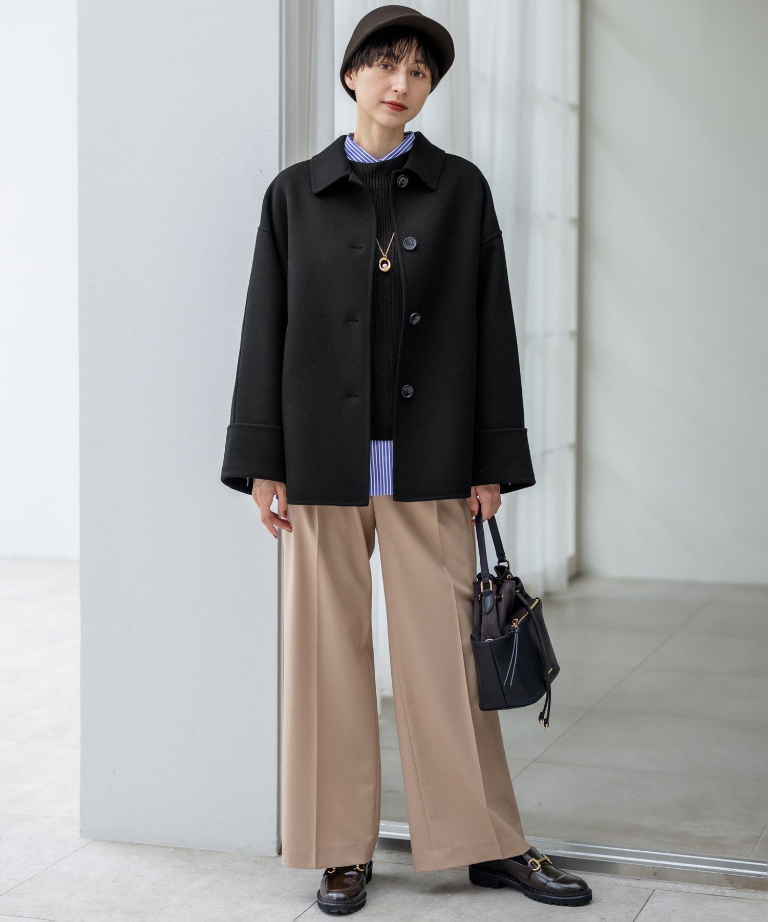 23区｜【VERY掲載】MANTECOPure リバー ステンカラーコート | Rakuten