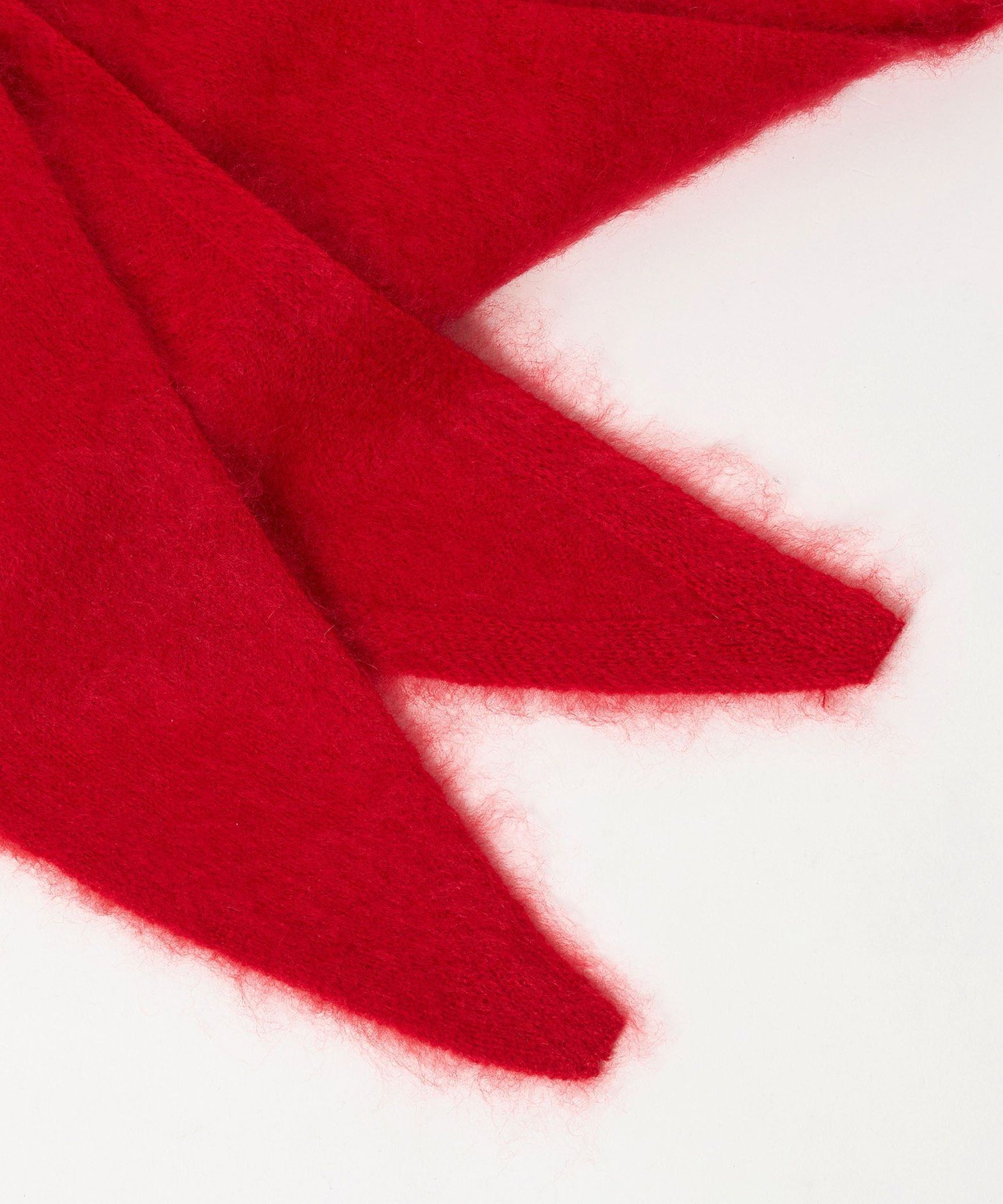 6 roku カシミヤ フードストール アカ 6 roku カシミヤ フードストール アカ - メルカリ