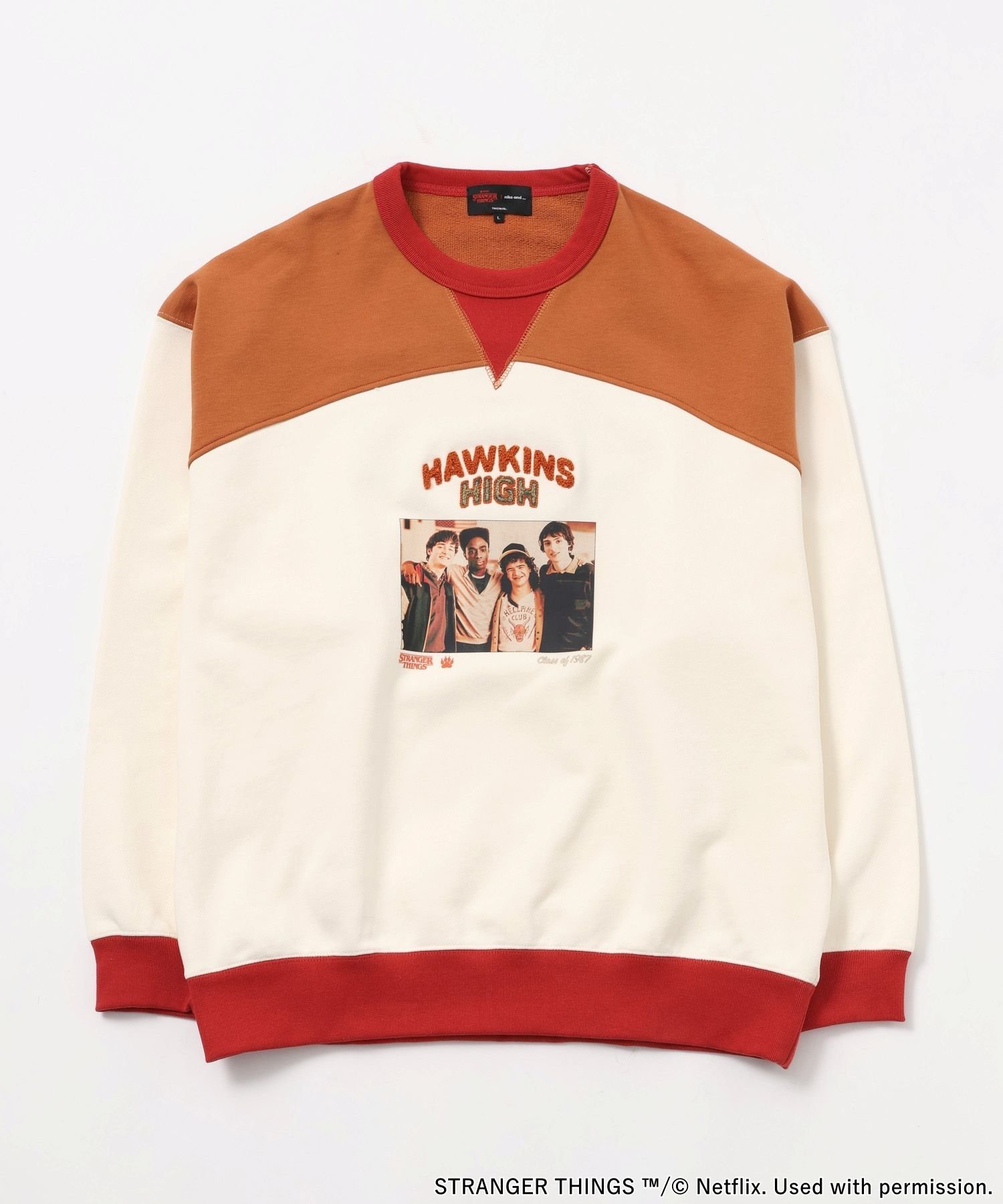 niko and ｜【STRANGER THINGS】コラボ配色スウェット | Rakuten