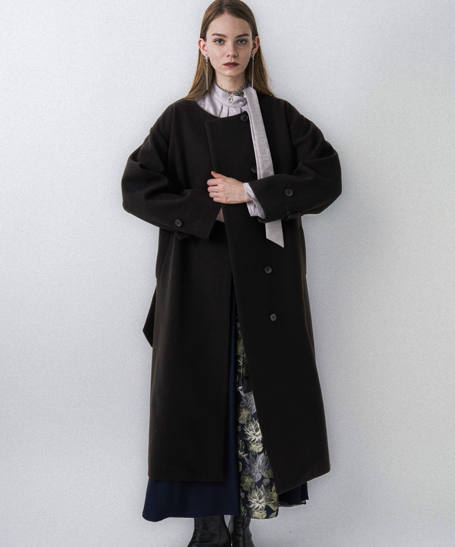 HARE｜ウーリーテック2WAYスタンドロングコート | Rakuten Fashion