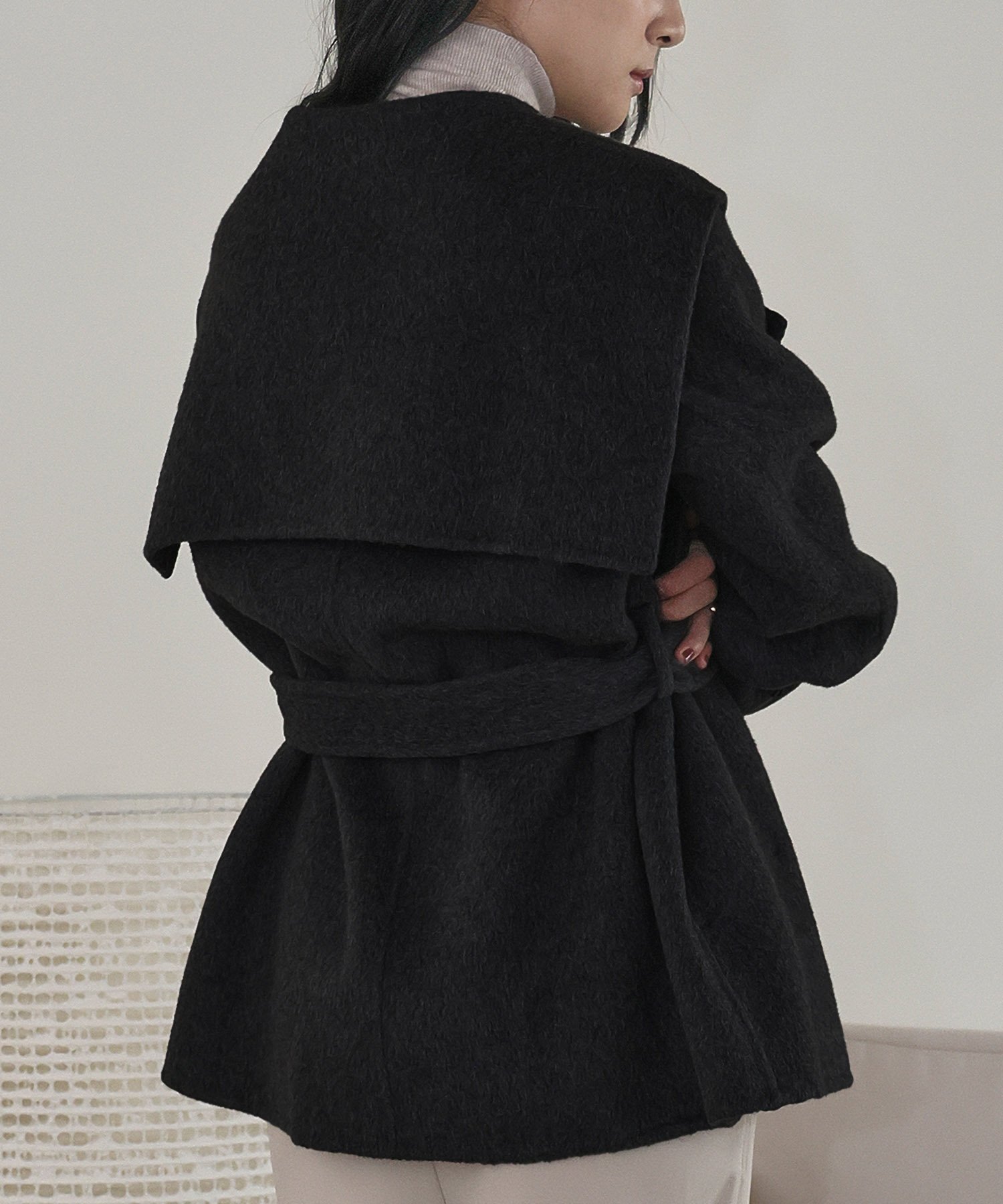 RIVER FIELD & Co.｜【ウール70%】セーラーカラー ウールコート 冬