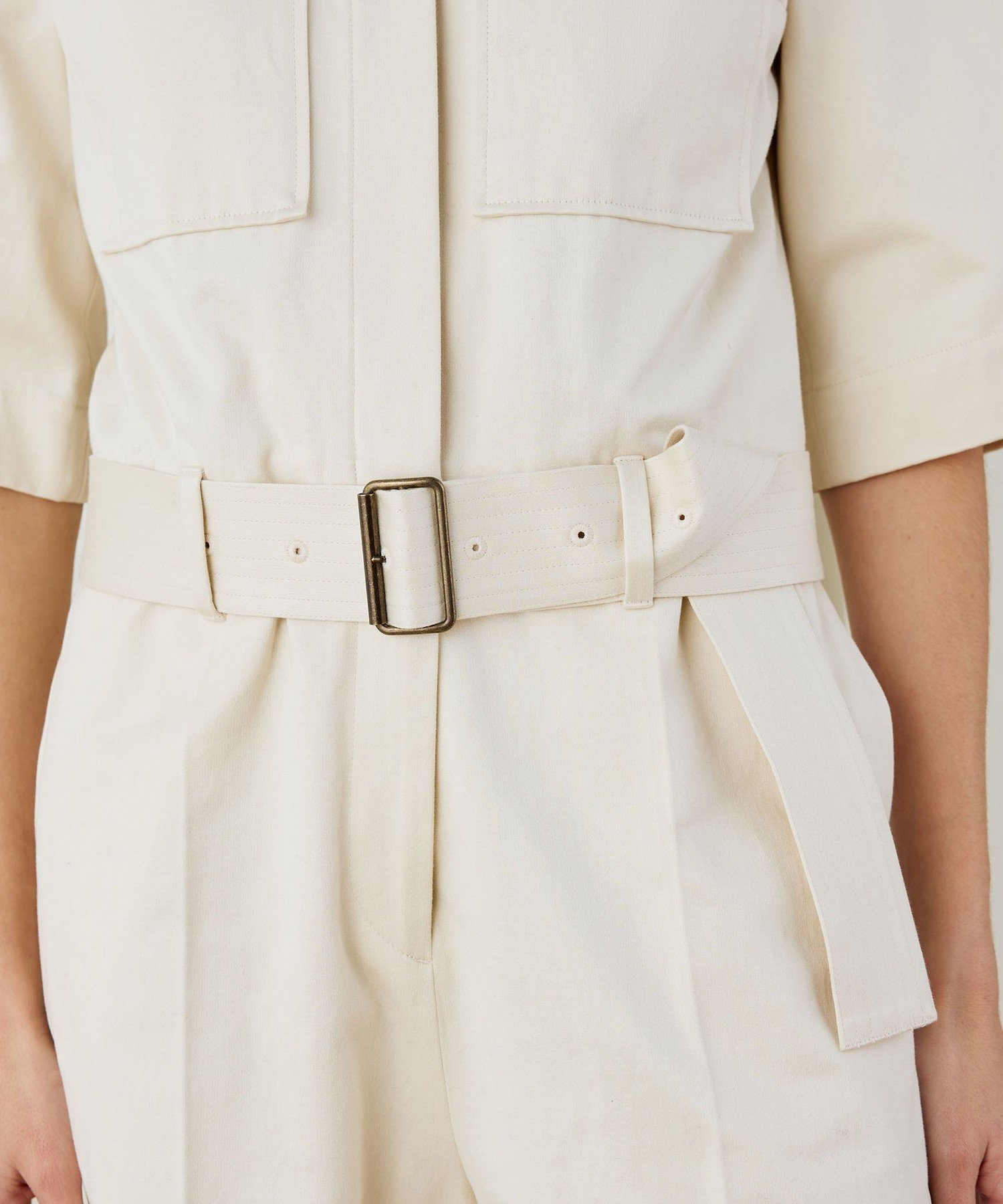 TOMORROWLAND｜コットンサテン ジャンプスーツ | Rakuten Fashion(楽天