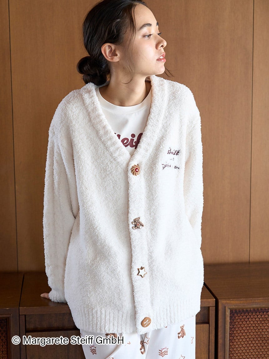 gelato pique｜【Steiff】【UNISEX】パウダージャガードカーディガン