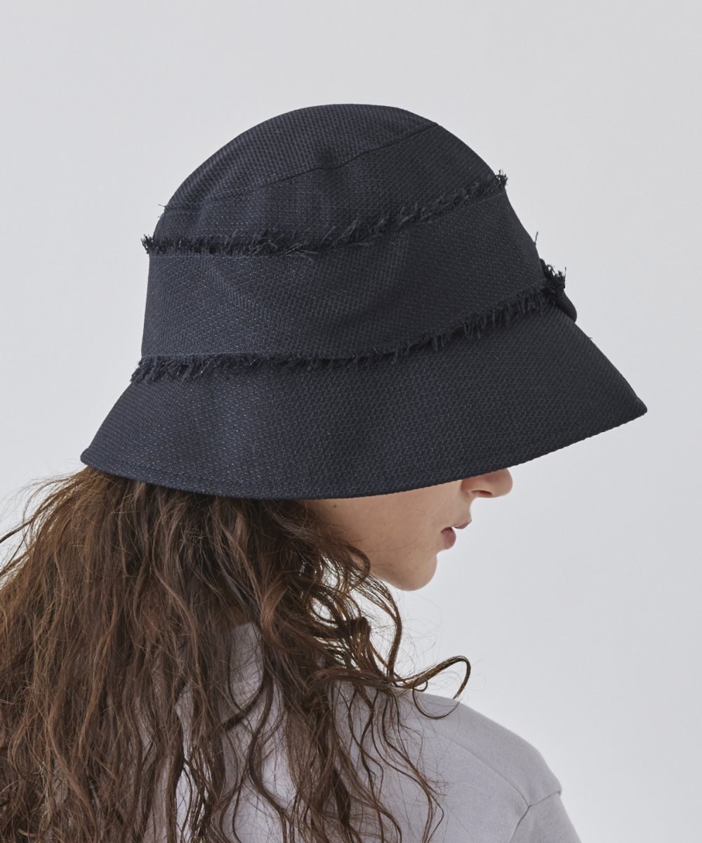 OVERRIDE｜Chapeau d' O Twisted Ribbon Cloche | Rakuten Fashion
