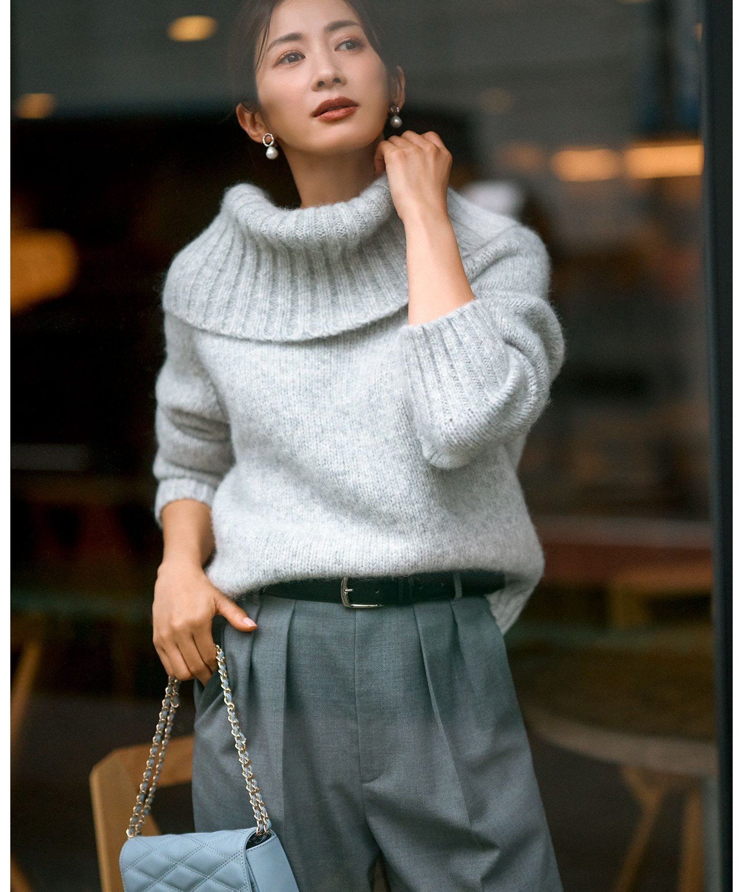 23区｜【好評につき追加/Oggi6月号掲載】ガラスフェザー ベルト