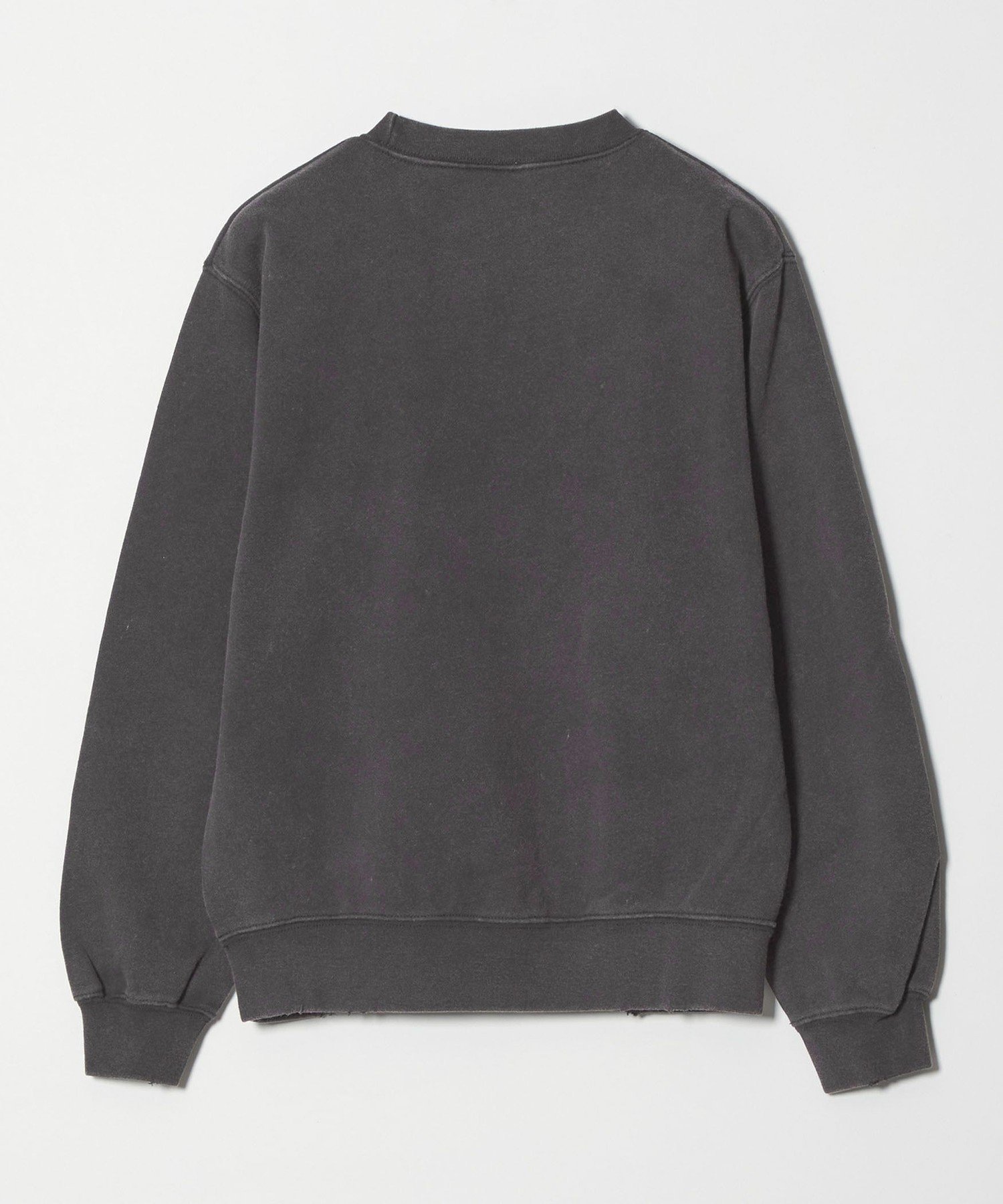 6(ROKU) ダメージ加工 スウェット 6(ROKU)＞ダメージ スウェット クルーネック