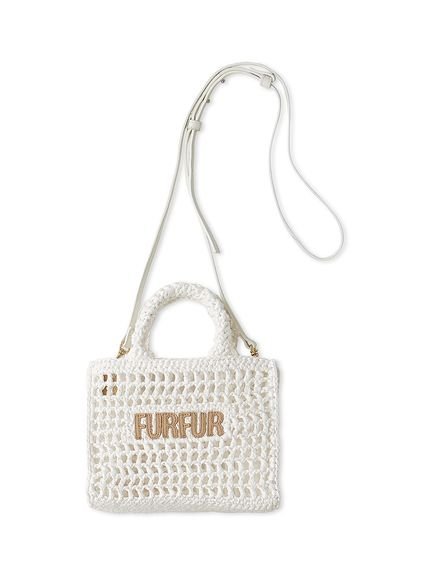 FURFUR｜【限定カラー】ラフィアロゴトートバッグ | Rakuten Fashion