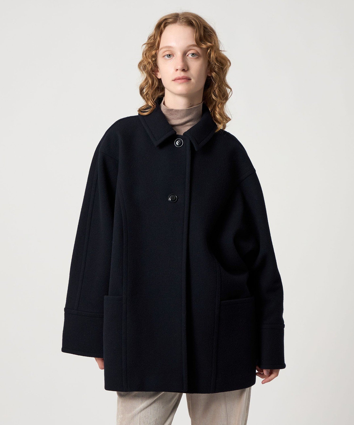 STEVEN ALANのウールネップコート BEAUTY&YOUTH UNITED ARROWS｜<Steven Alan>ウール ショート コート