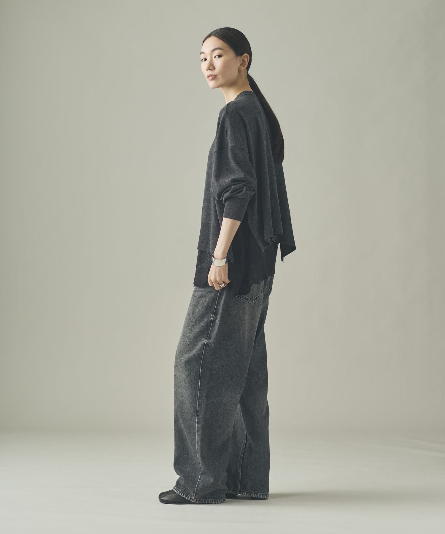 Curensology/＜&RC＞ワイドルーズデニムパンツ Curensology｜<&RC>ワイドルーズデニムパンツ | Rakuten Fashion(楽天