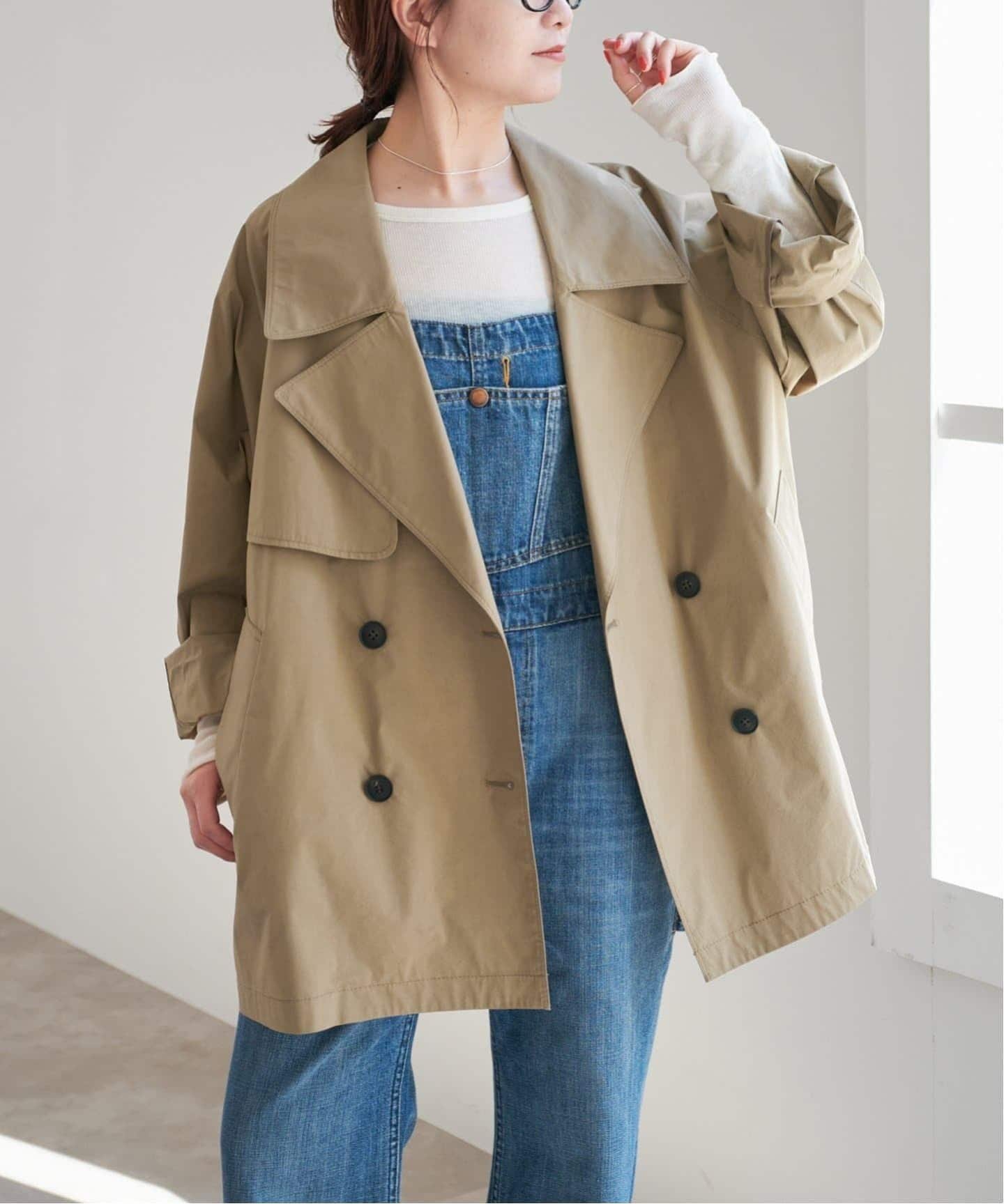 Spick & Span｜《新色有り / 追加》C/Pミドル丈トレンチコート