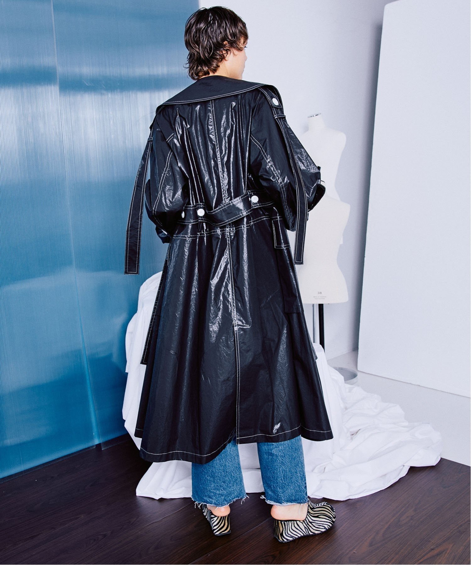 MAISON SPECIAL｜マルチファブリックオーバーサイズトレンチ | Rakuten