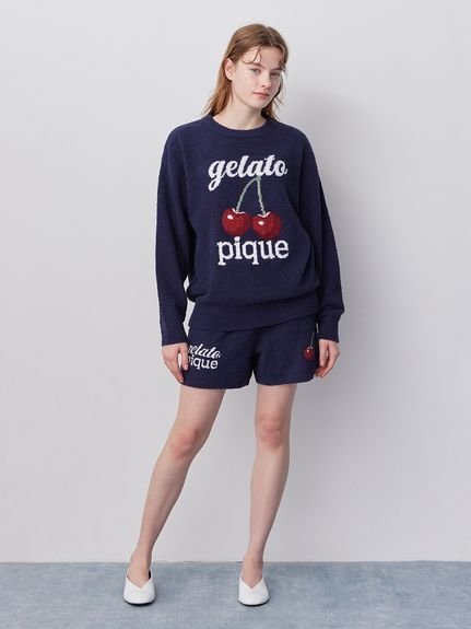 gelato pique｜【ONLINE限定】べビモコチェリージャガードプルオーバー