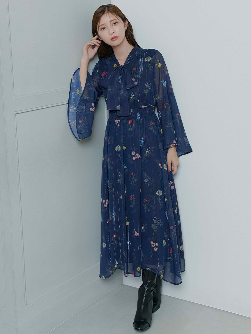 CELFORD｜ビジュー&リボンクリップ付きストレッチブーツ | Rakuten