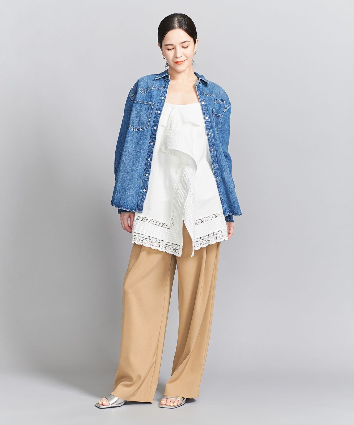 UNITED ARROWS LTD. OUTLET｜コットンレース ラップスカート