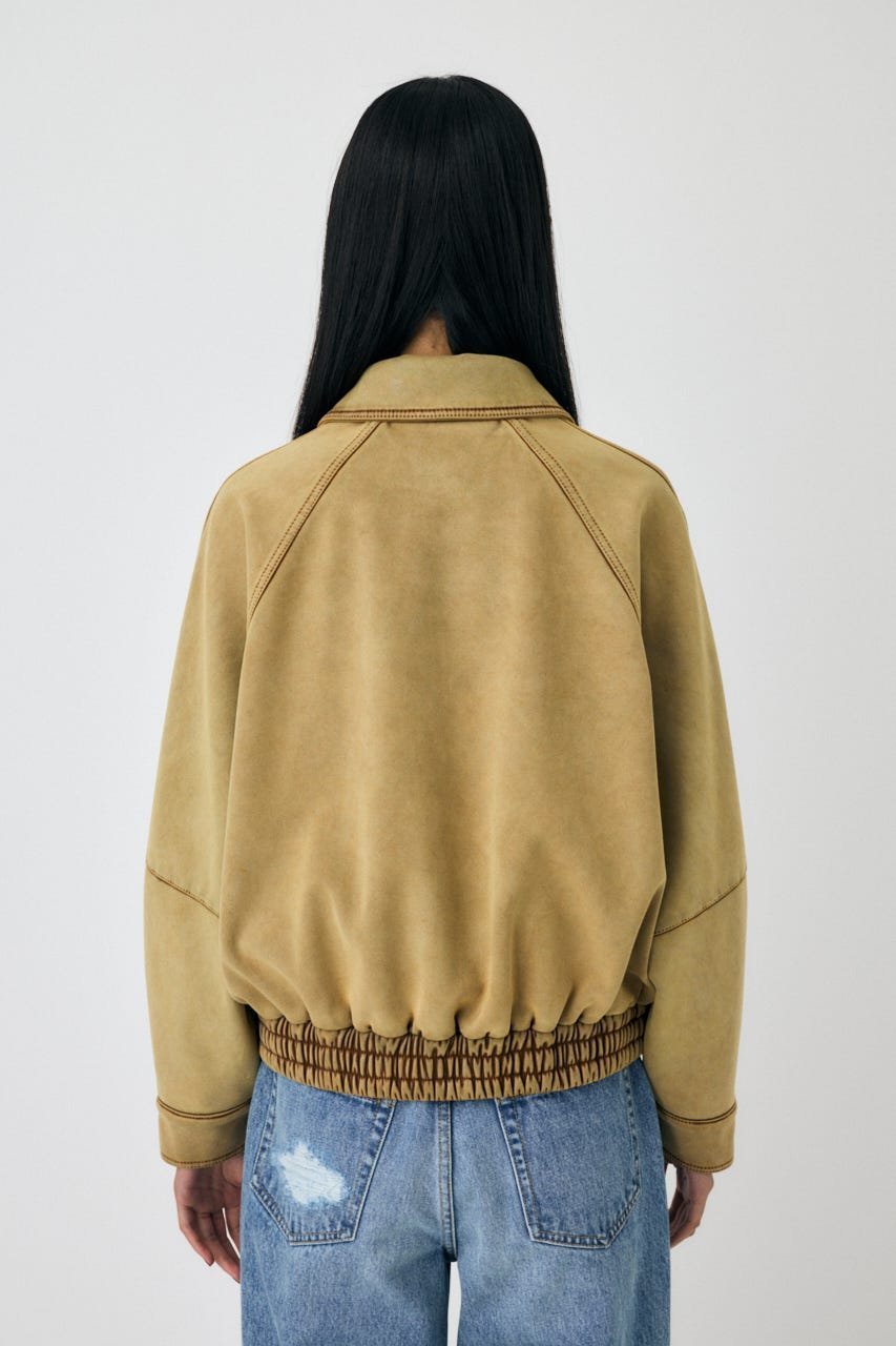 moussy｜F/SUEDE GATHER ブルゾン | Rakuten Fashion(楽天ファッション
