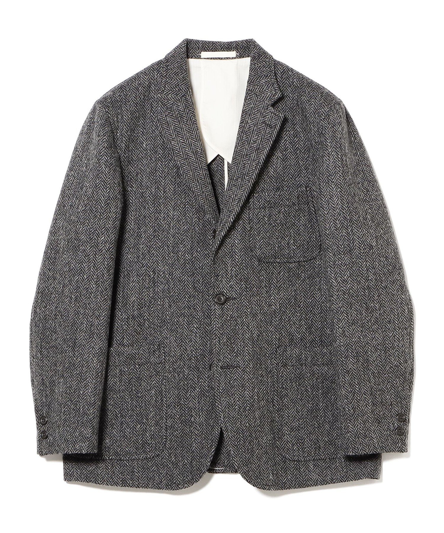 BEAMS MEN｜3B Jacket Harris Tweed | Rakuten Fashion(楽天