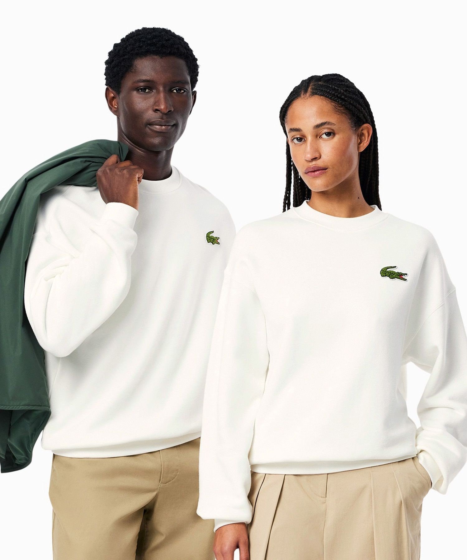 LACOSTE｜エッセンシャルクルーネックスウェット トレーナー | Rakuten