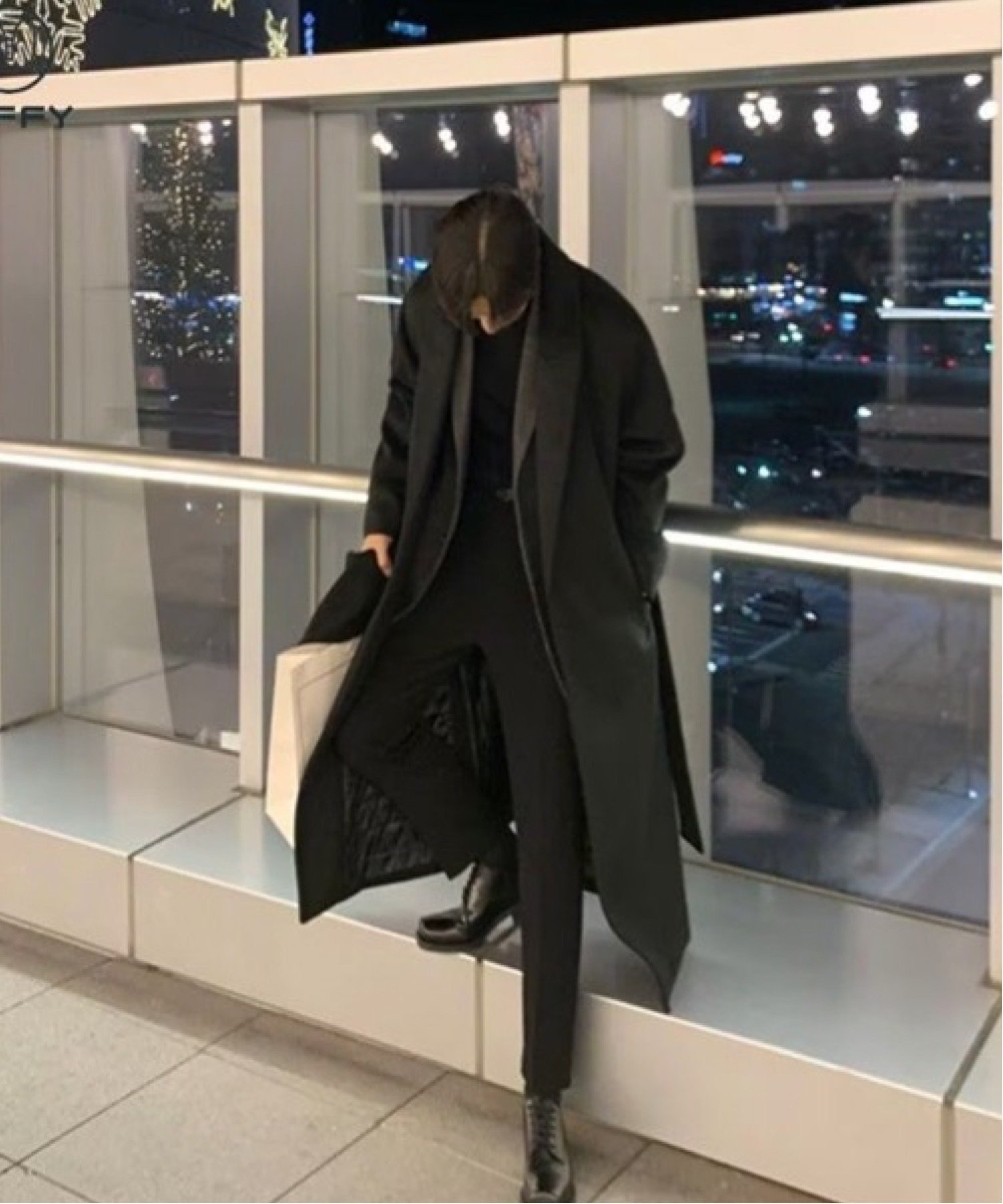 CERCA｜NOWLE/(M)【NOWLE】ウエストコード付き ロング丈 チェスター