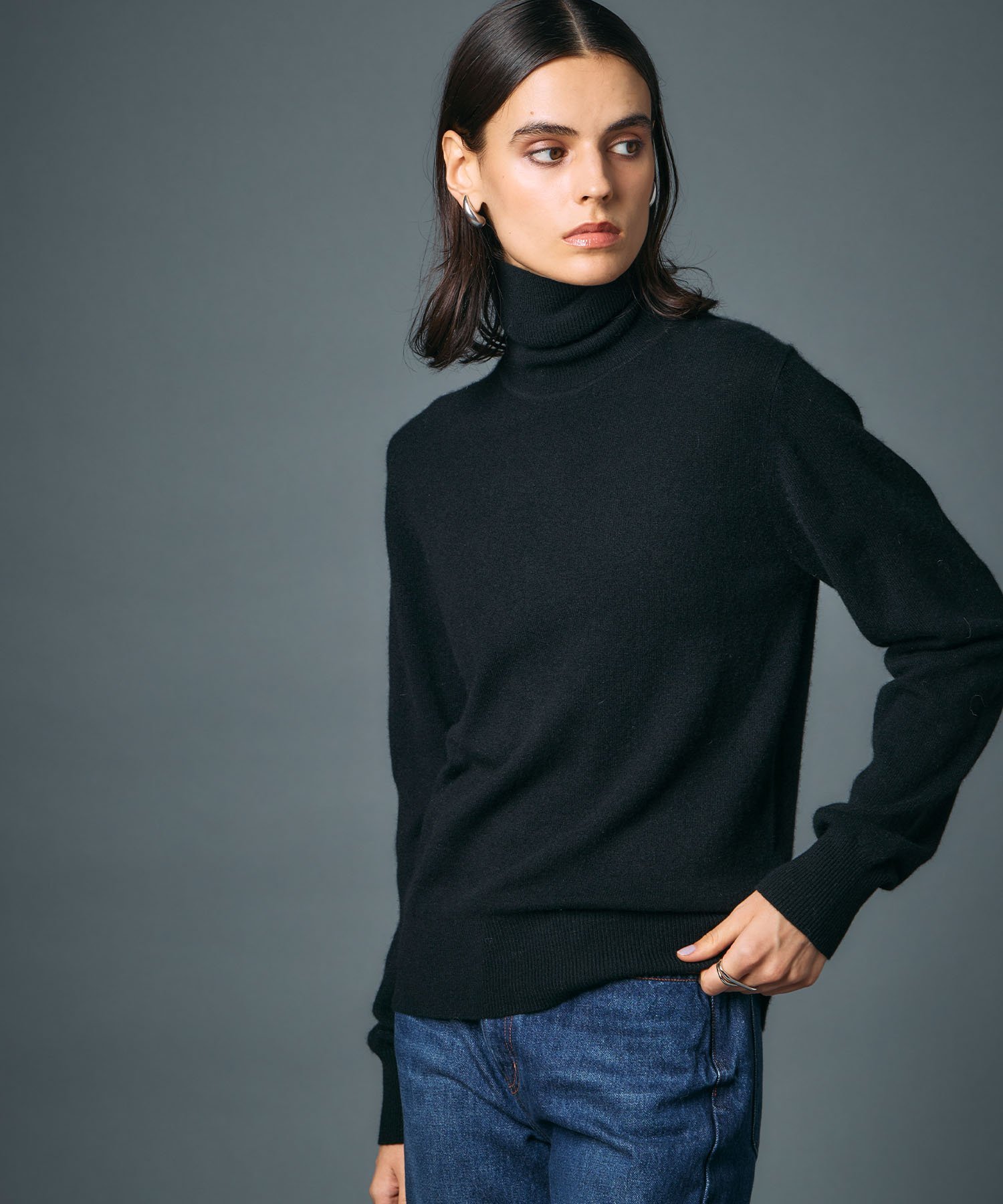 N.O.R.C｜【CASHMERE100%】カシミヤタートルネックニット | Rakuten