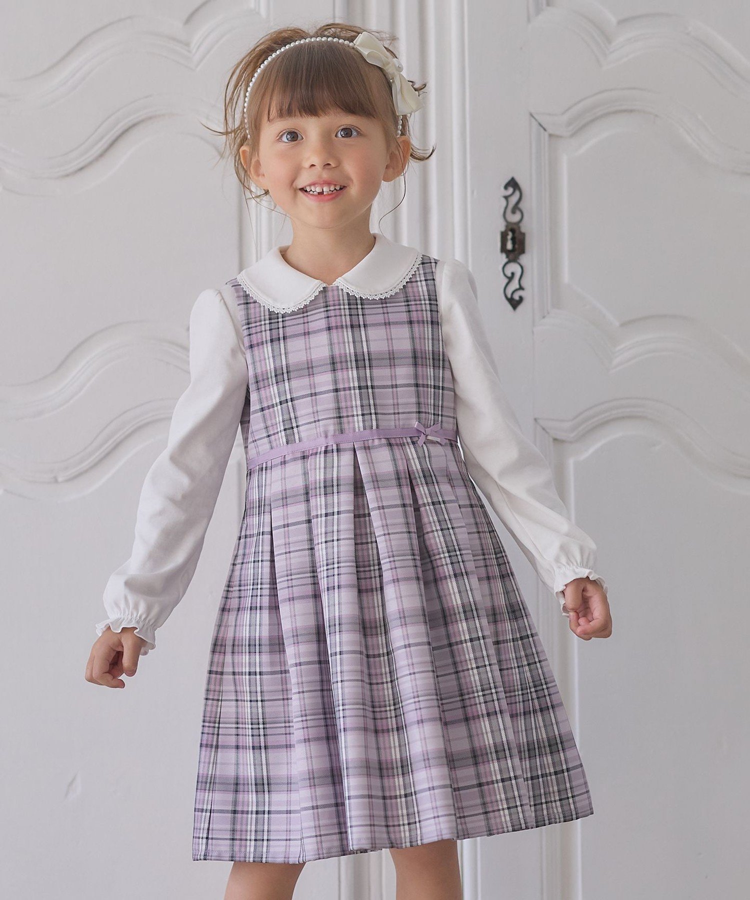 ANY｜チェック ジャンパースカート | Rakuten Fashion(楽天