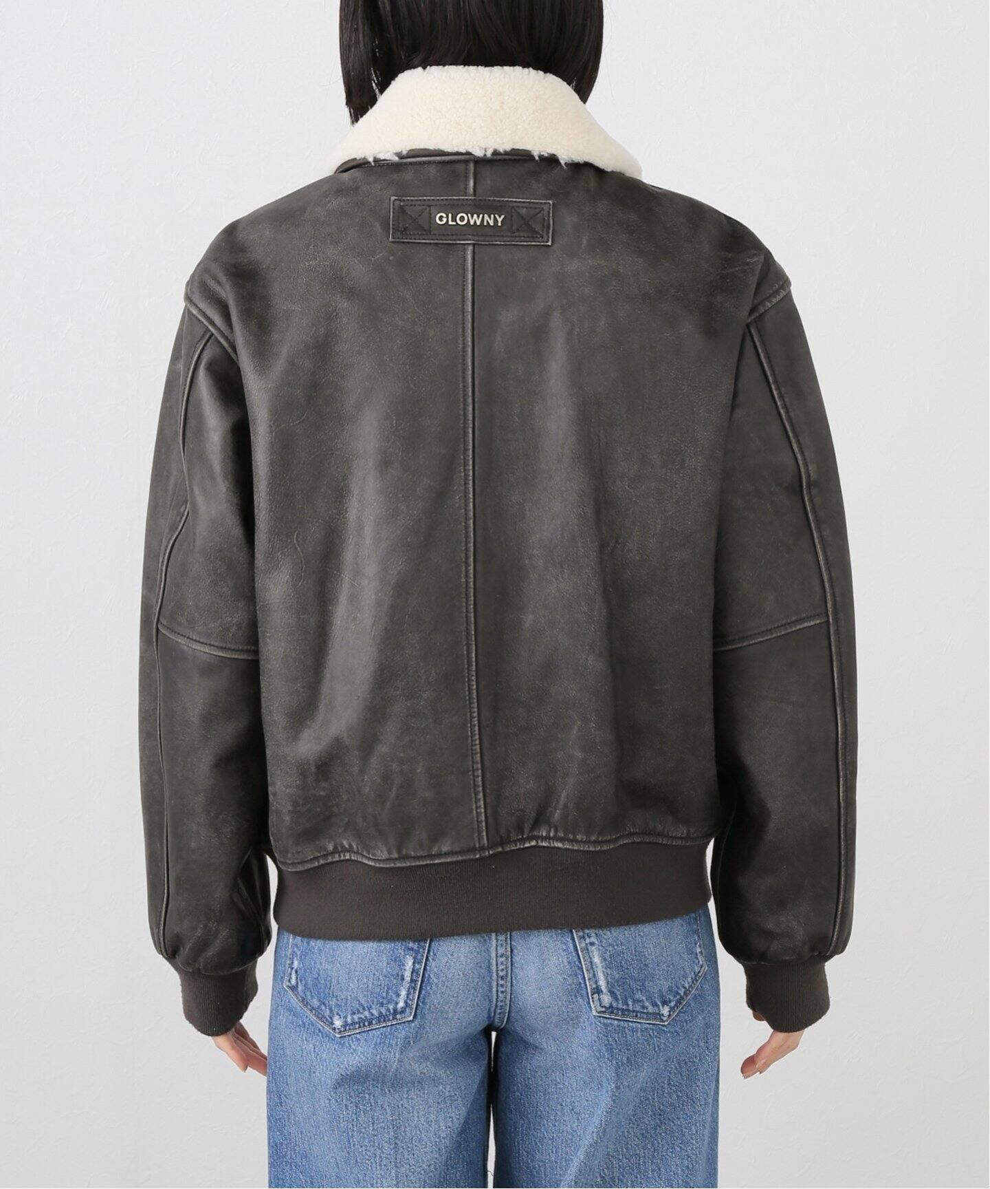 U by SPICK&SPAN｜GLOWNY/グロウニー AIR FORCE LEATHER JACKET 2