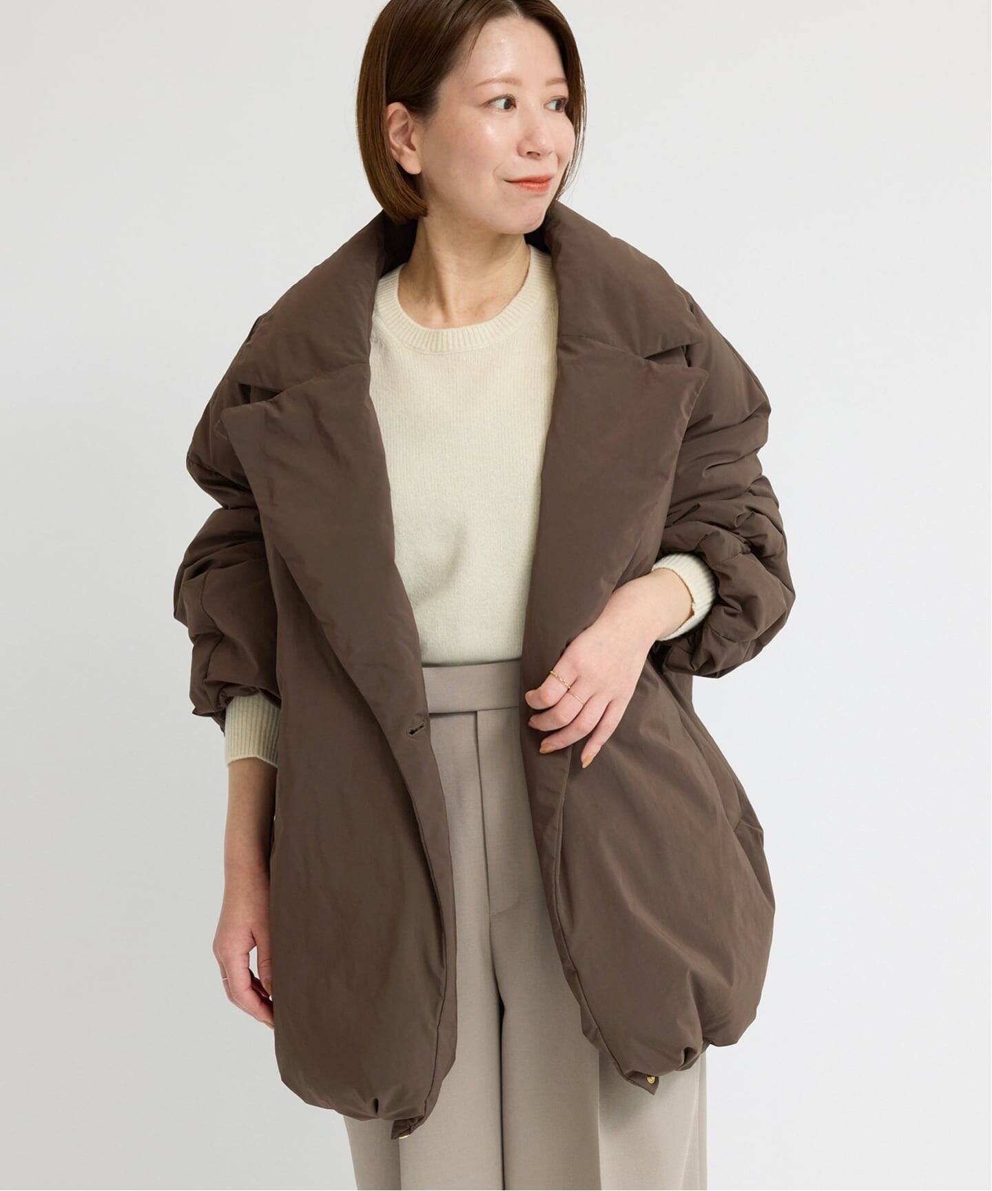 IENA｜ARTIROSA 撥水テイラーコクーンダウン | Rakuten Fashion(楽天