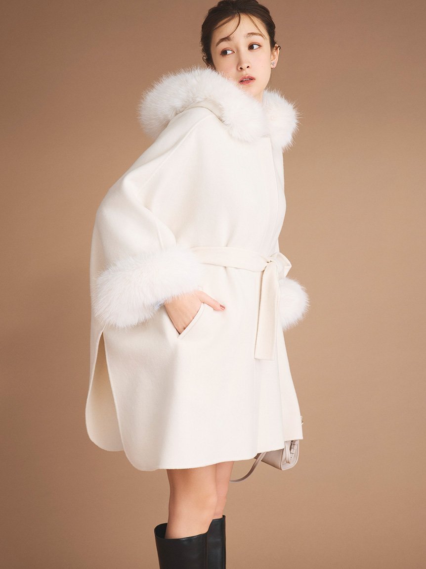 CELFORD｜ファーポンチョコート | Rakuten Fashion(楽天ファッション
